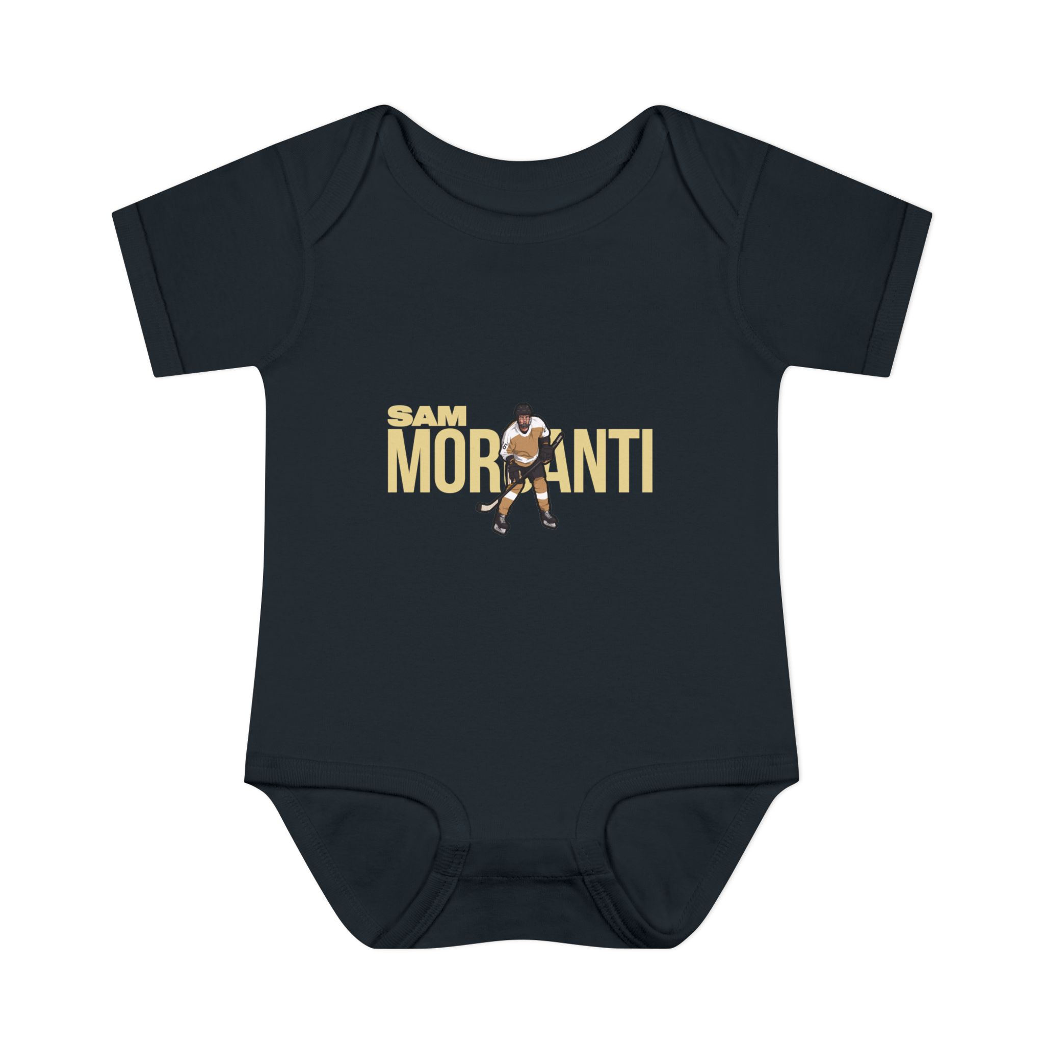 Baby Onesie — character_player_name in Black