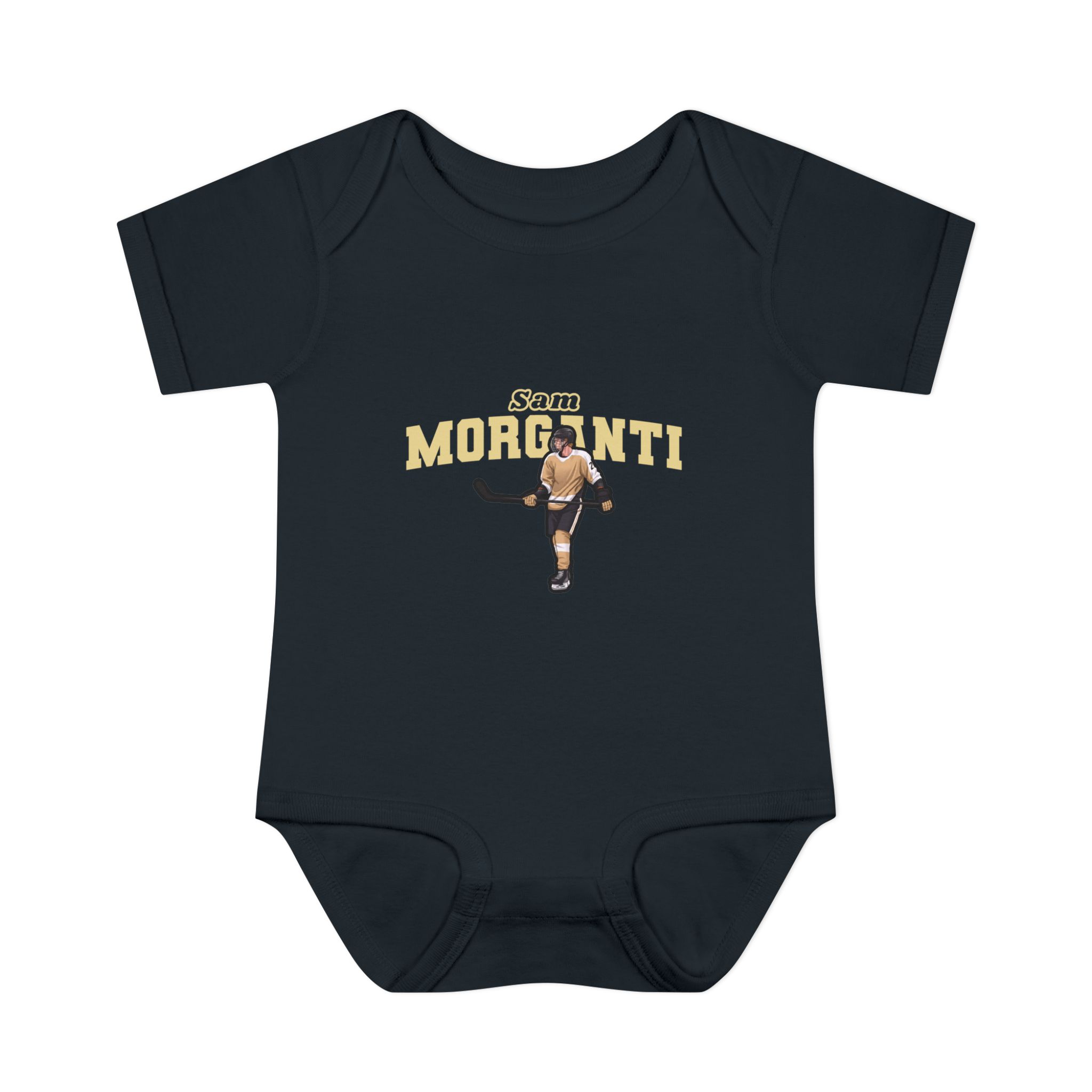 Baby Onesie — character_name_arch in Black