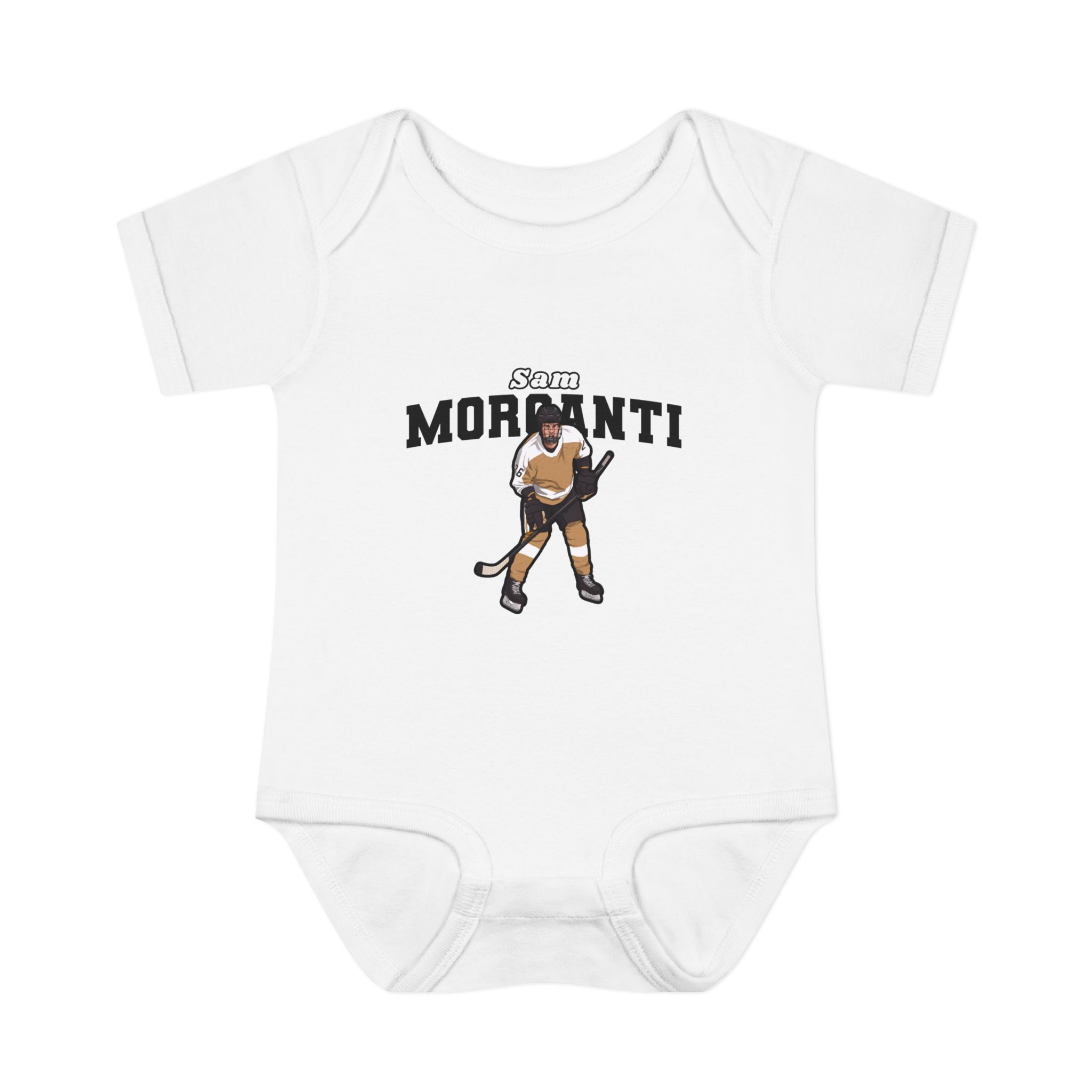 Baby Onesie — character_name_arch in White