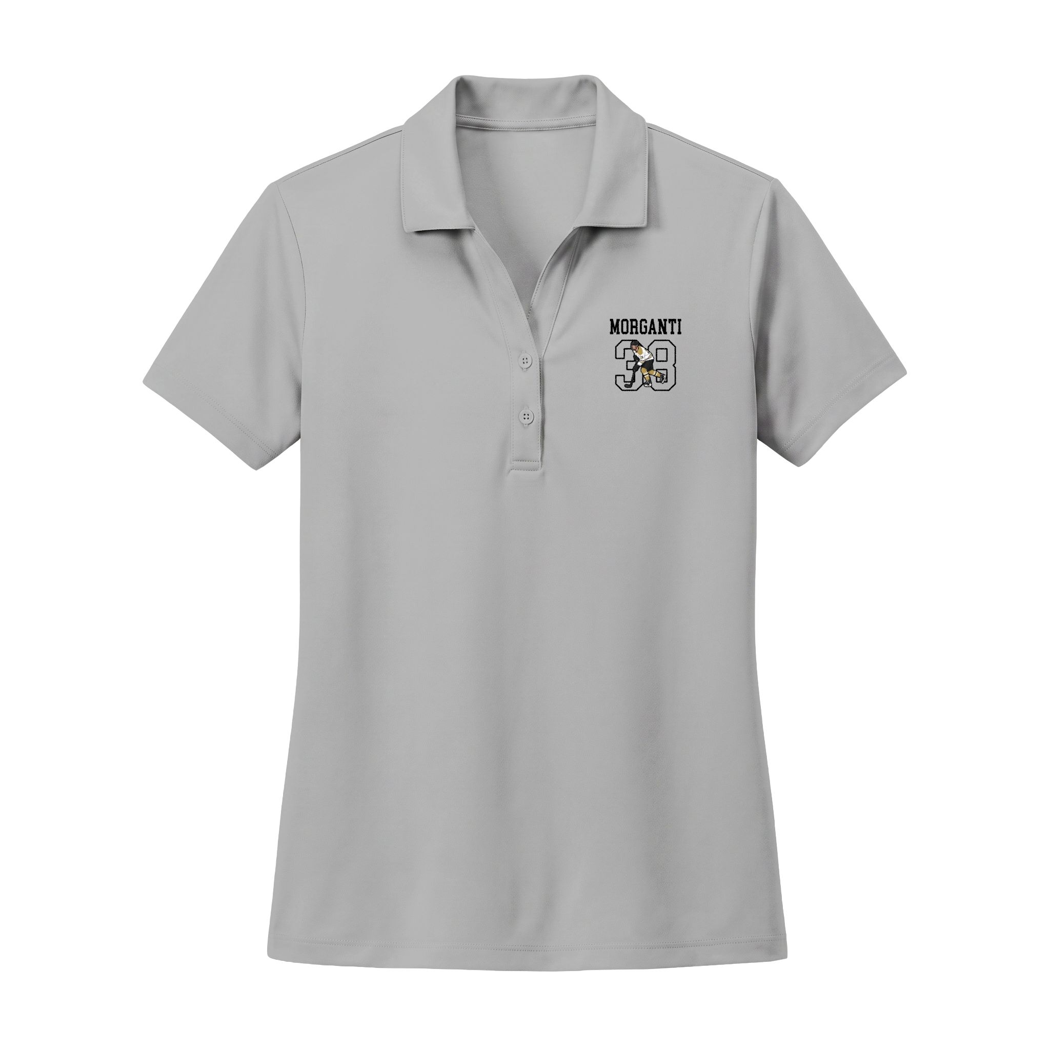 Women's Polo — character_shirsey in Silver