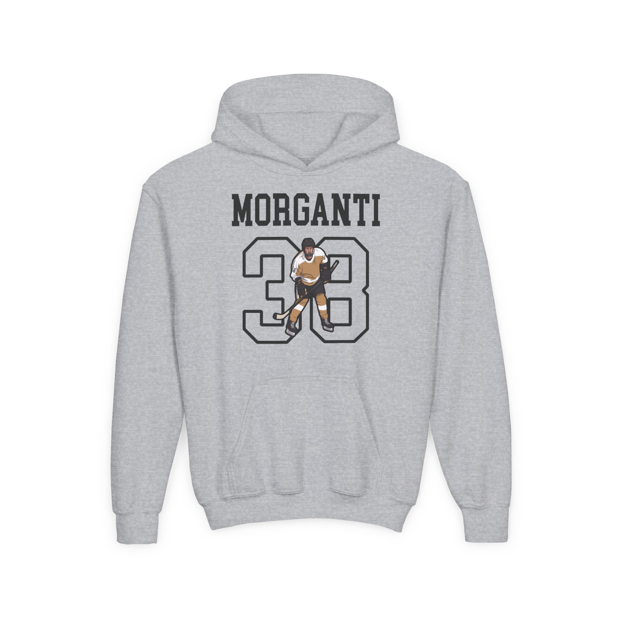 Youth Hoodie — character_shirsey in Grey