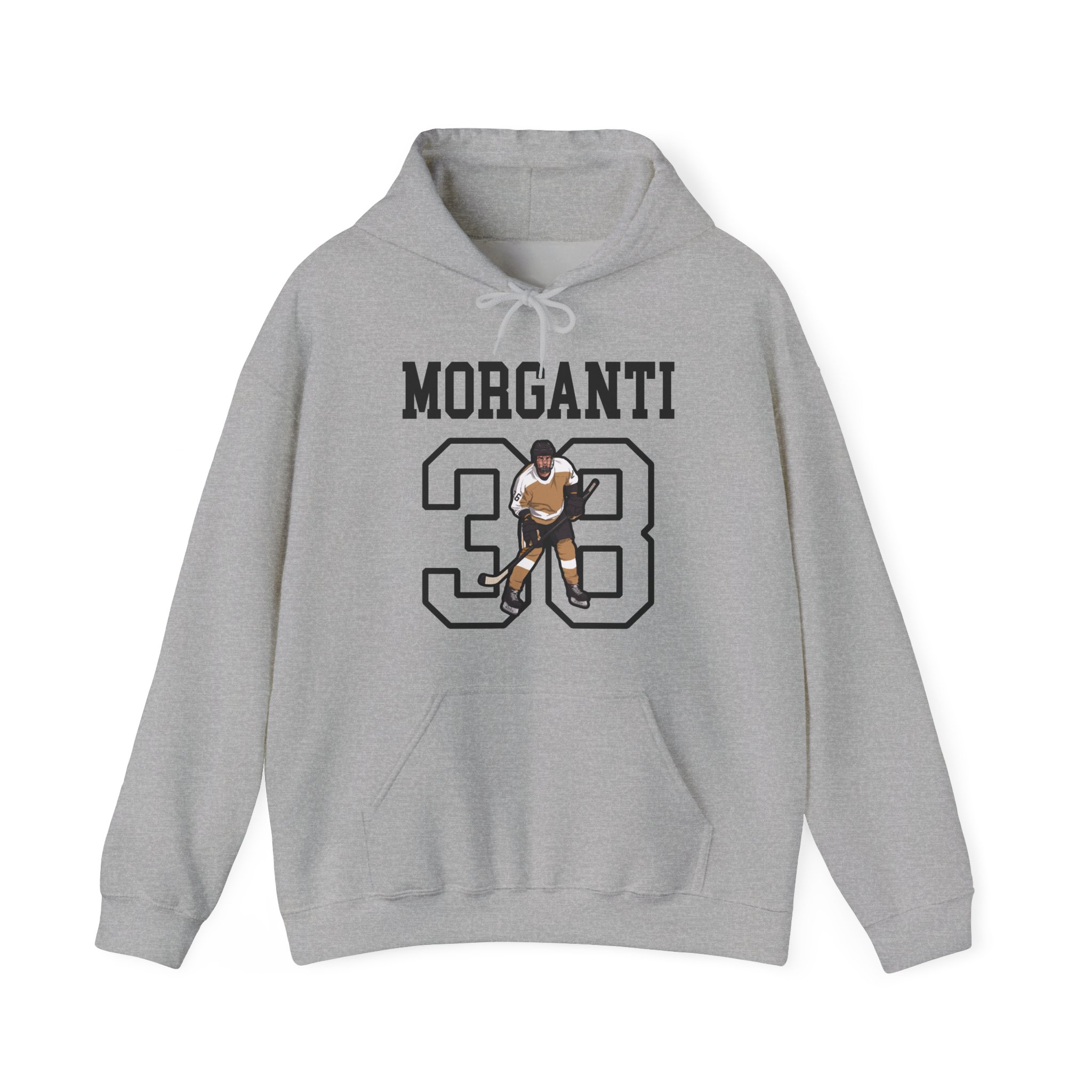 Hoodie — character_shirsey in Grey