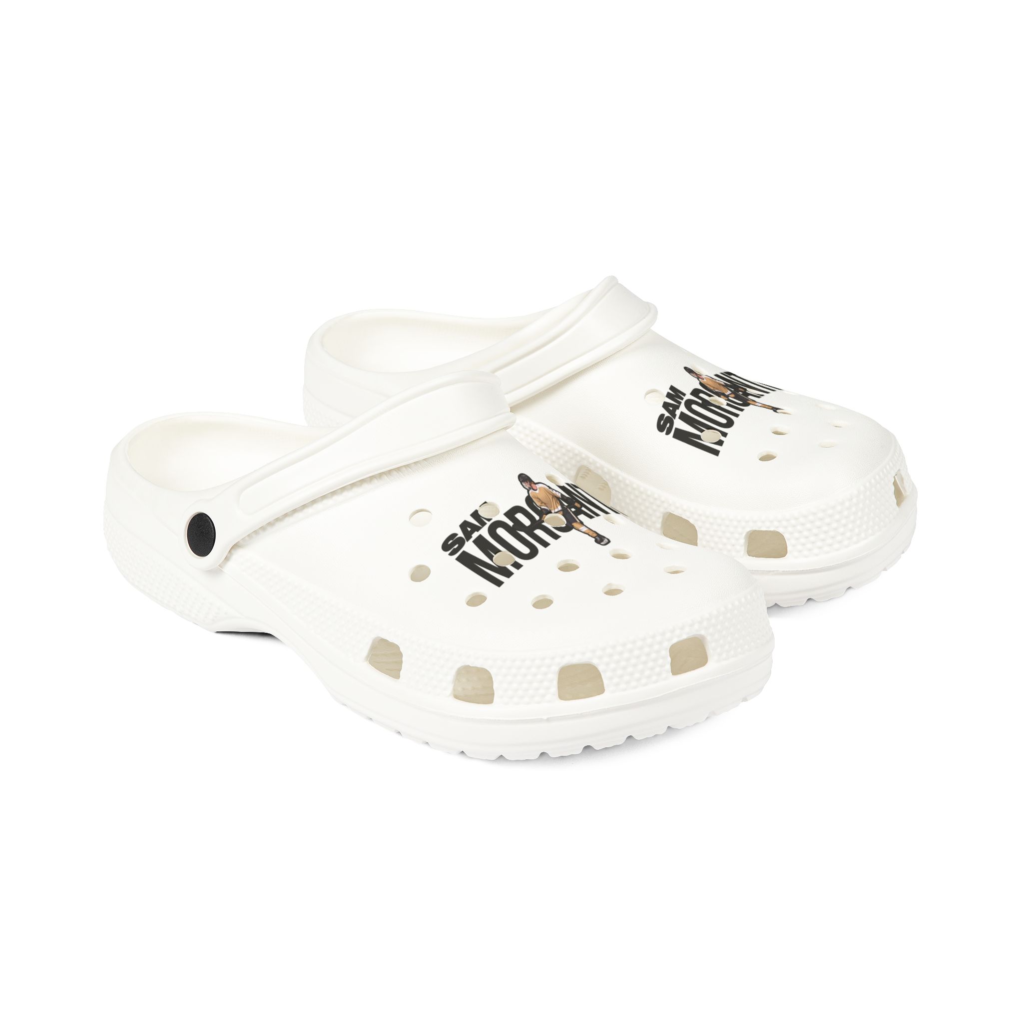 Rubber Clogs — character_player_name in White
