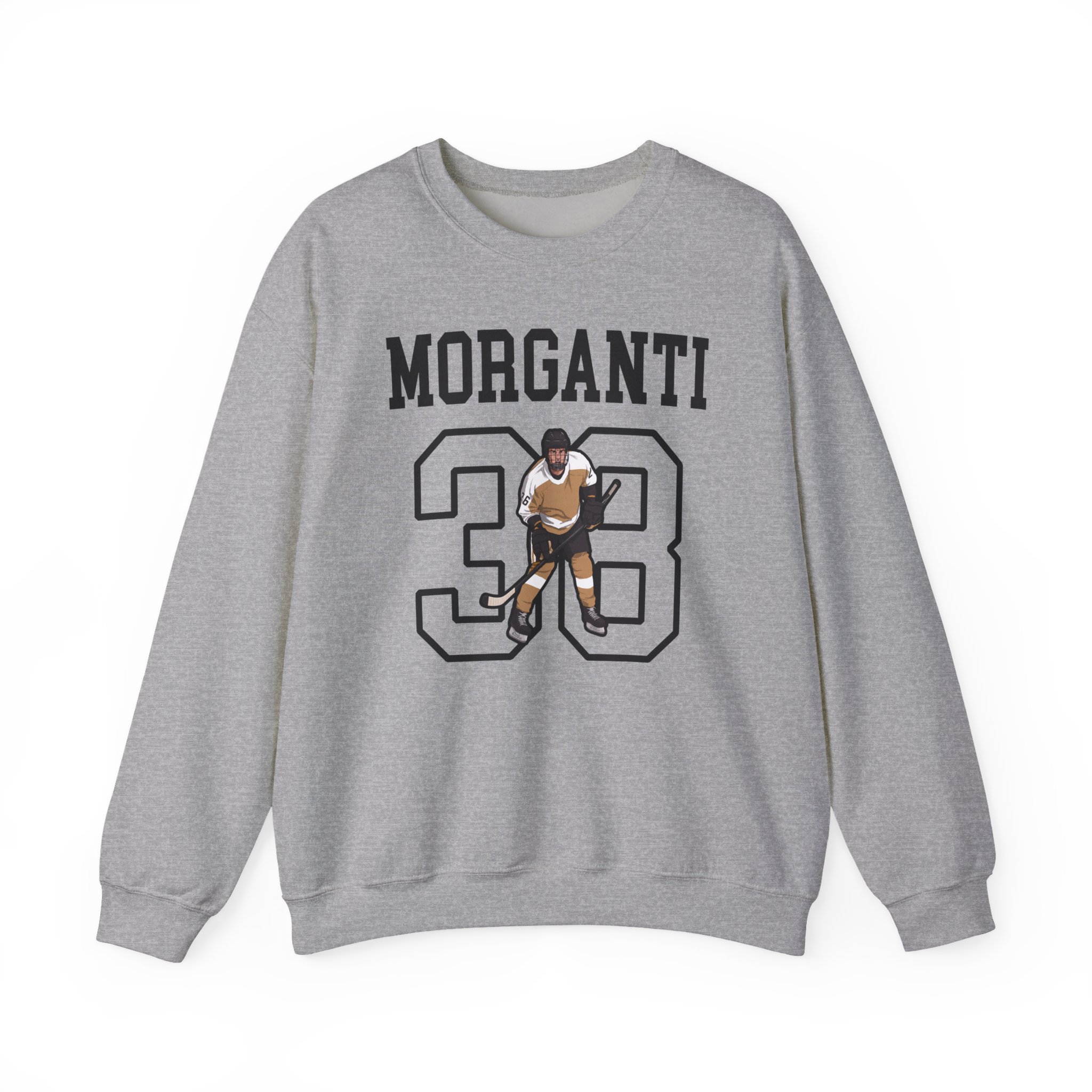Crewneck Sweatshirt — character_shirsey in Grey