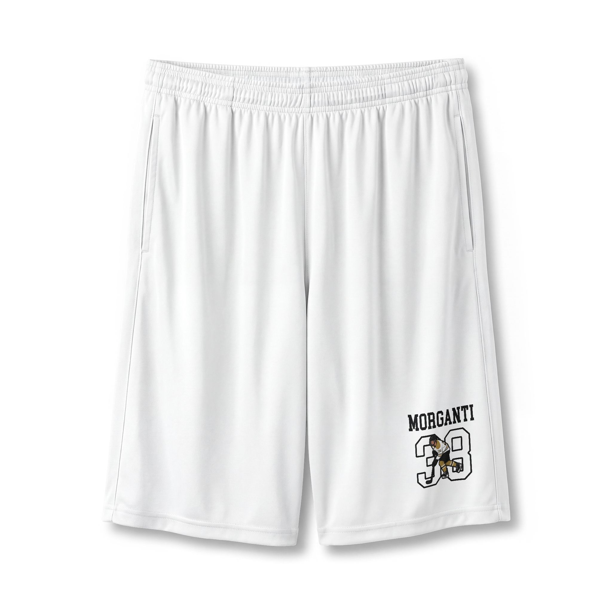 Shorts — character_shirsey in White
