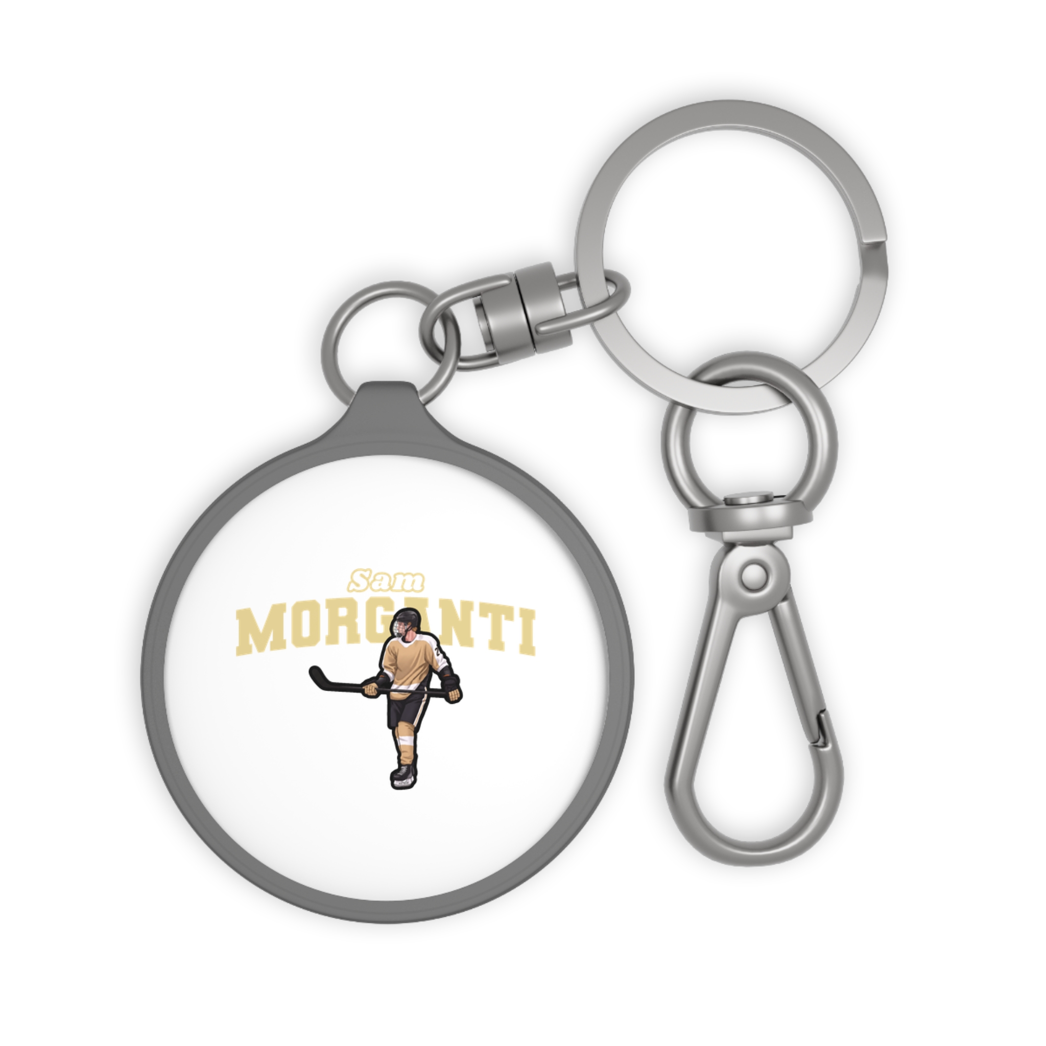 Keychain — character_name_arch in Grey