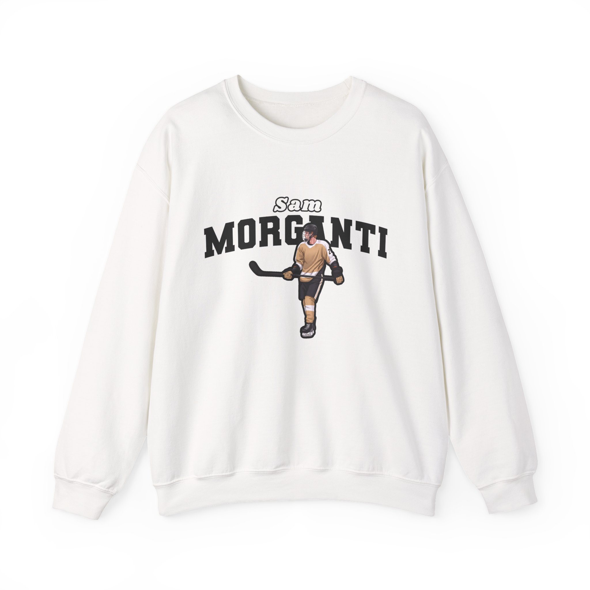 Crewneck Sweatshirt — character_name_arch in White