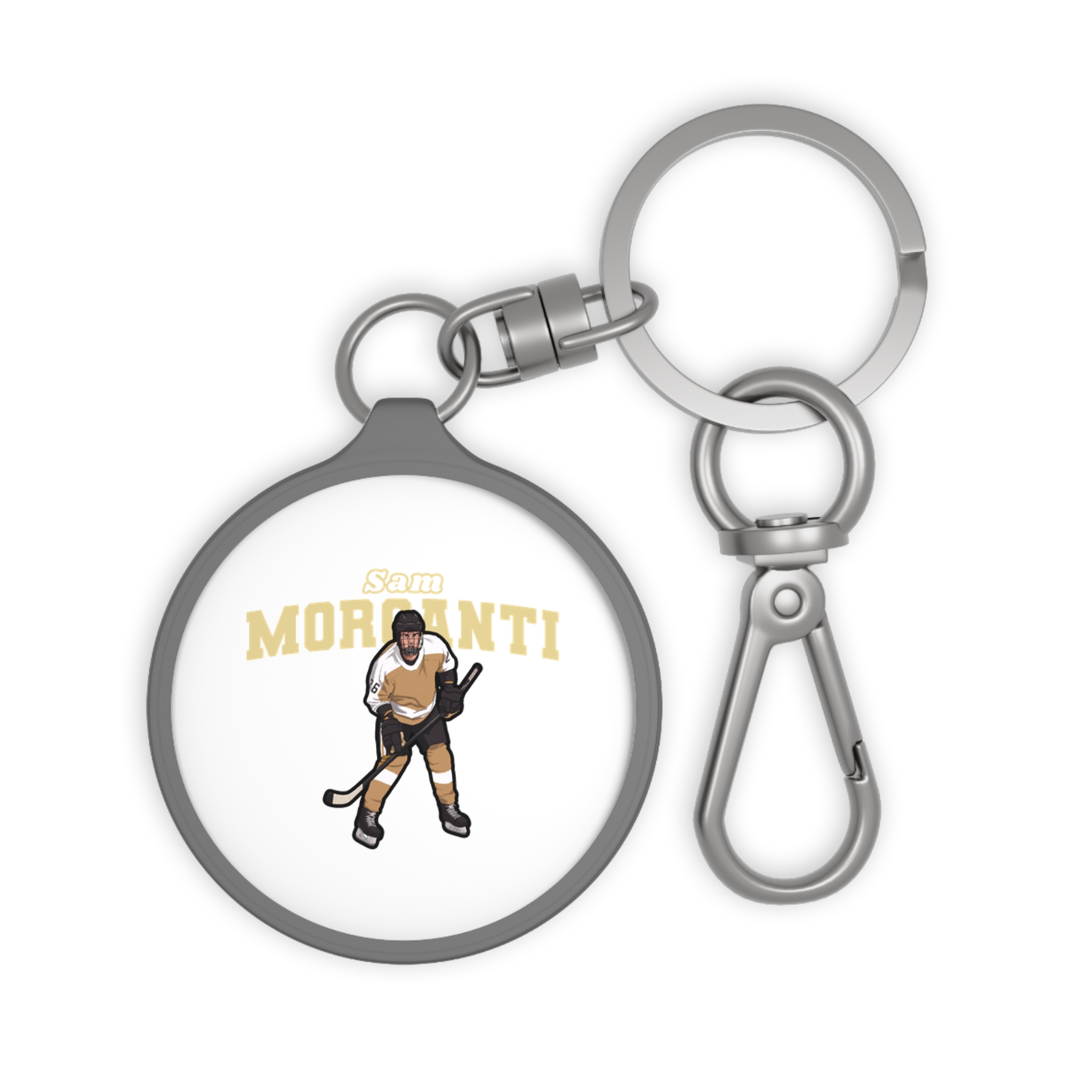 Keychain — character_name_arch in Grey