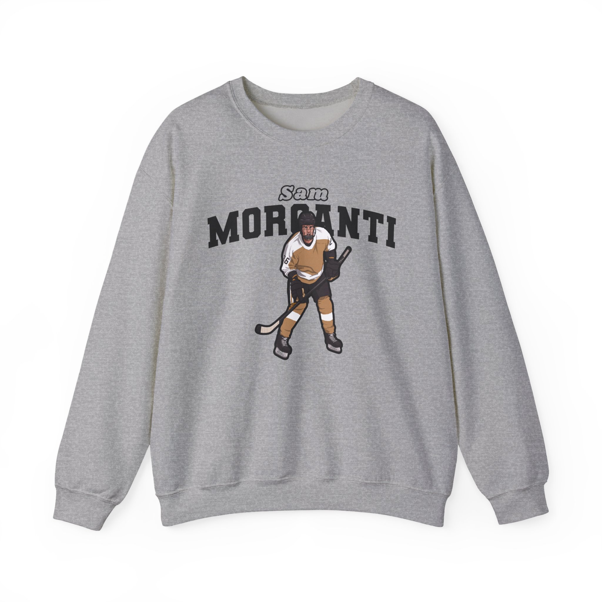 Crewneck Sweatshirt — character_name_arch in Grey