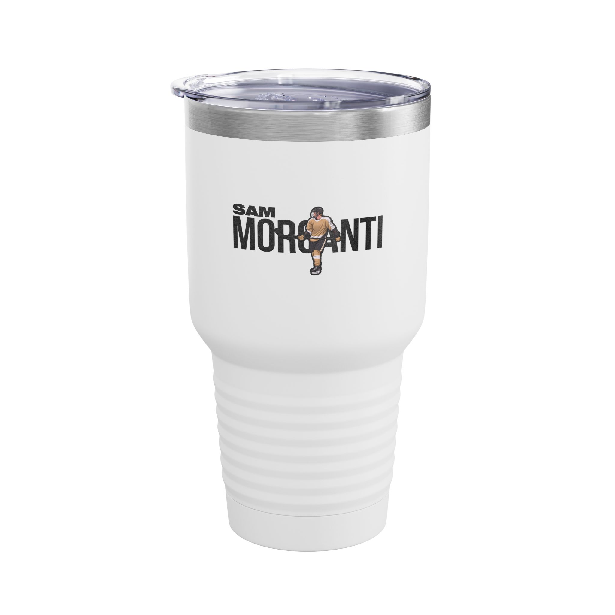 30oz Tumbler — character_player_name in White
