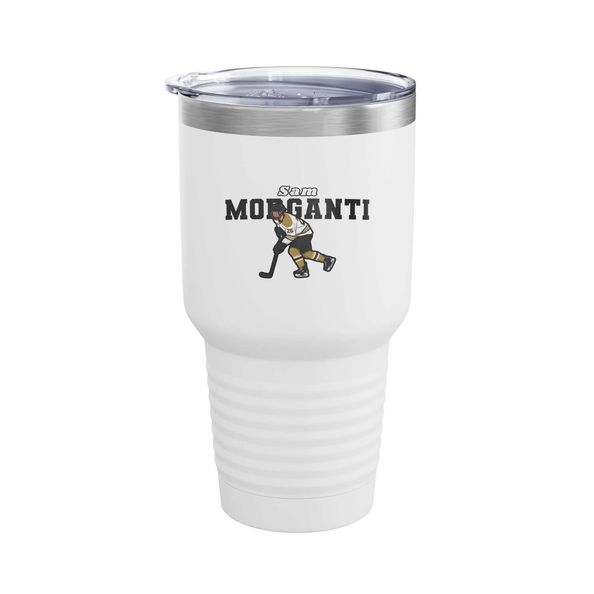 30oz Tumbler — character_name_arch in White