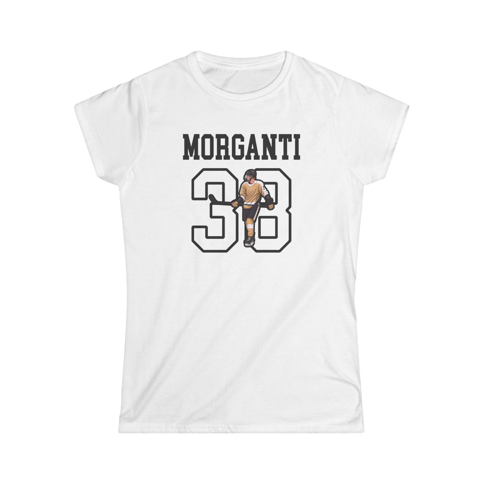 Women's Softstyle Tee — character_shirsey in White