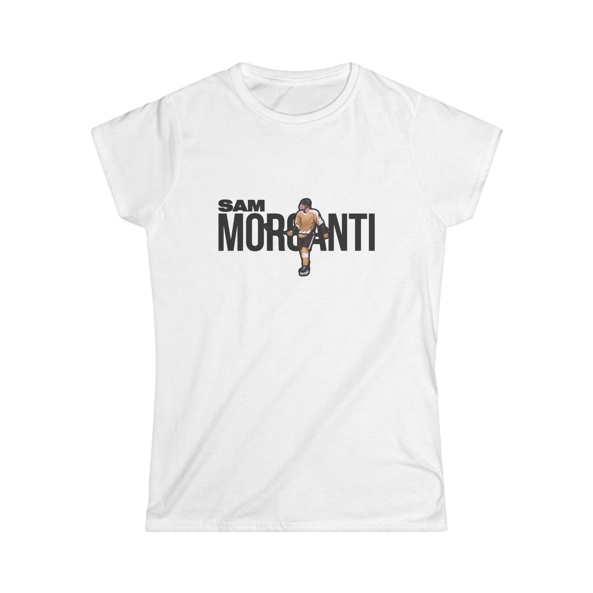 Women's Softstyle Tee — character_player_name in White