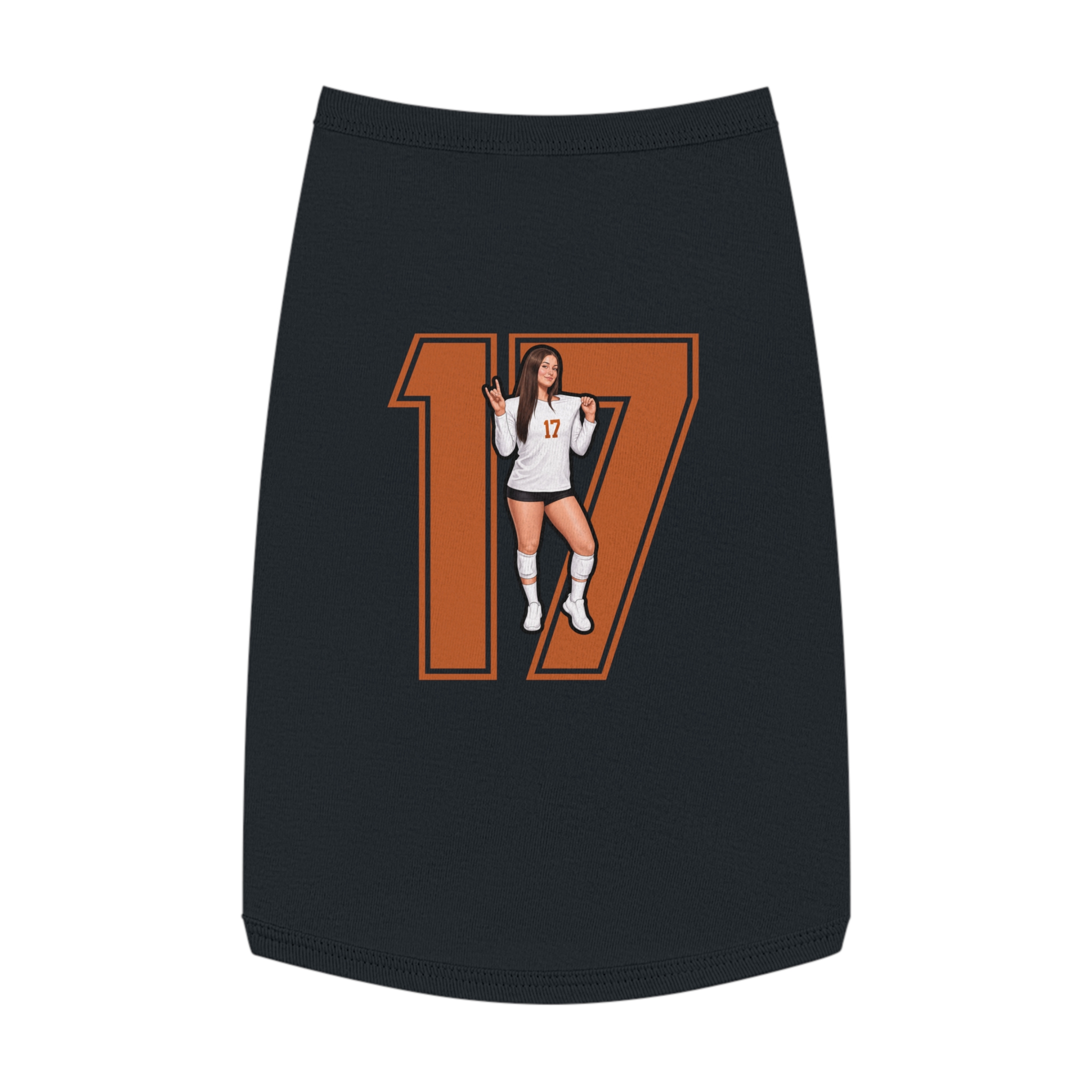 Pet Tank Top — character_number in White