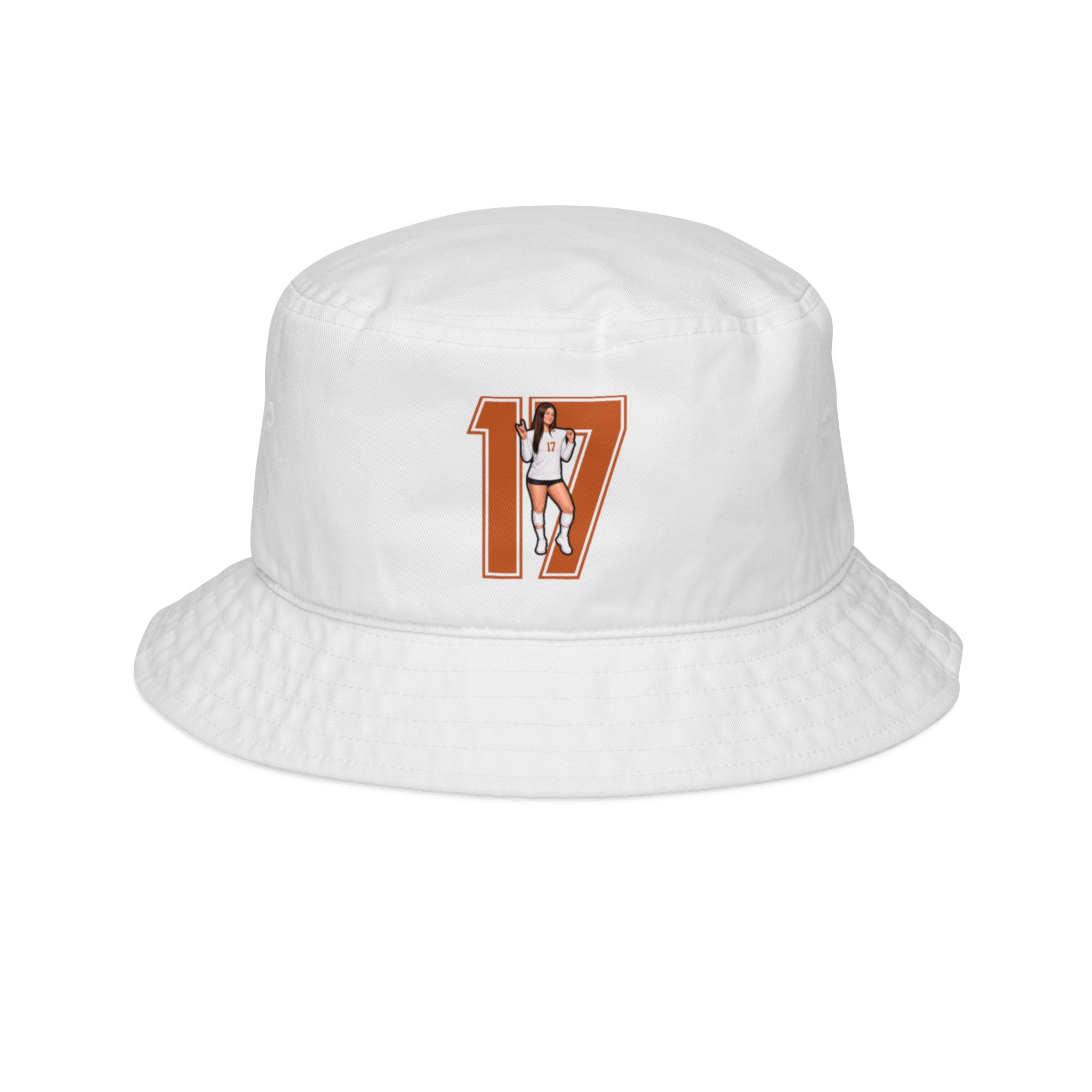 Bucket Hat — character_number in White