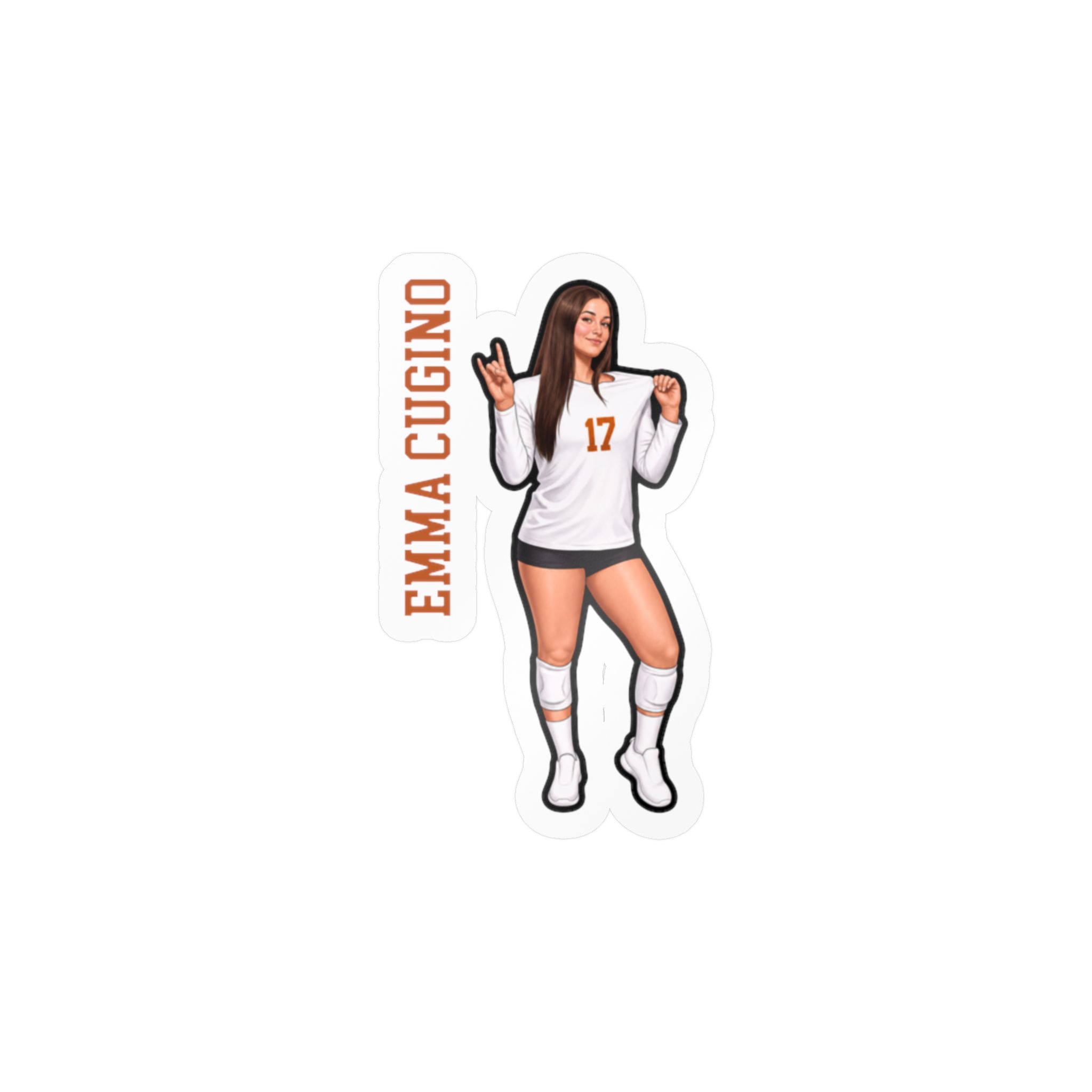 Vinyl Sticker — character_name_vertical in Classic