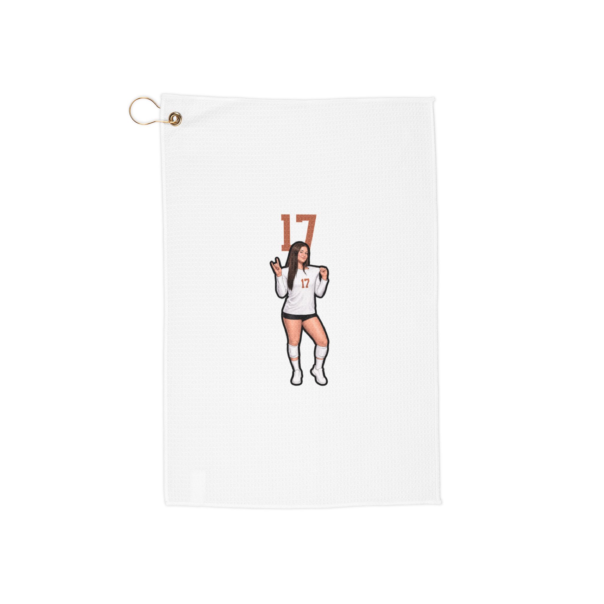 Golf Towel — character_number_top in Classic