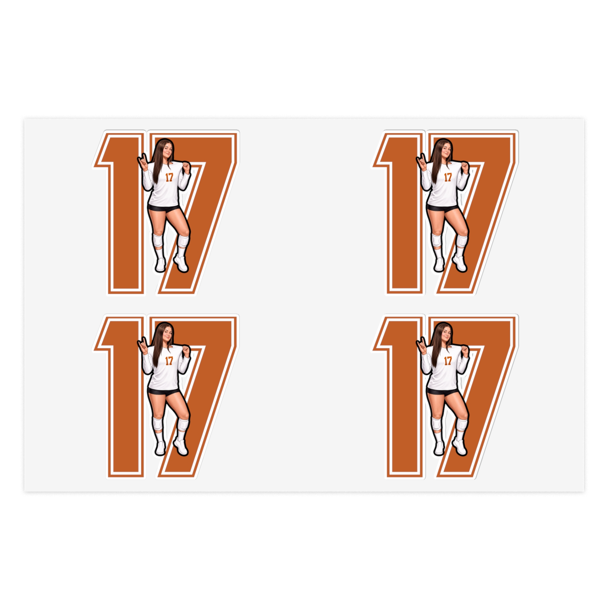 Sticker Sheet — character_number in Classic