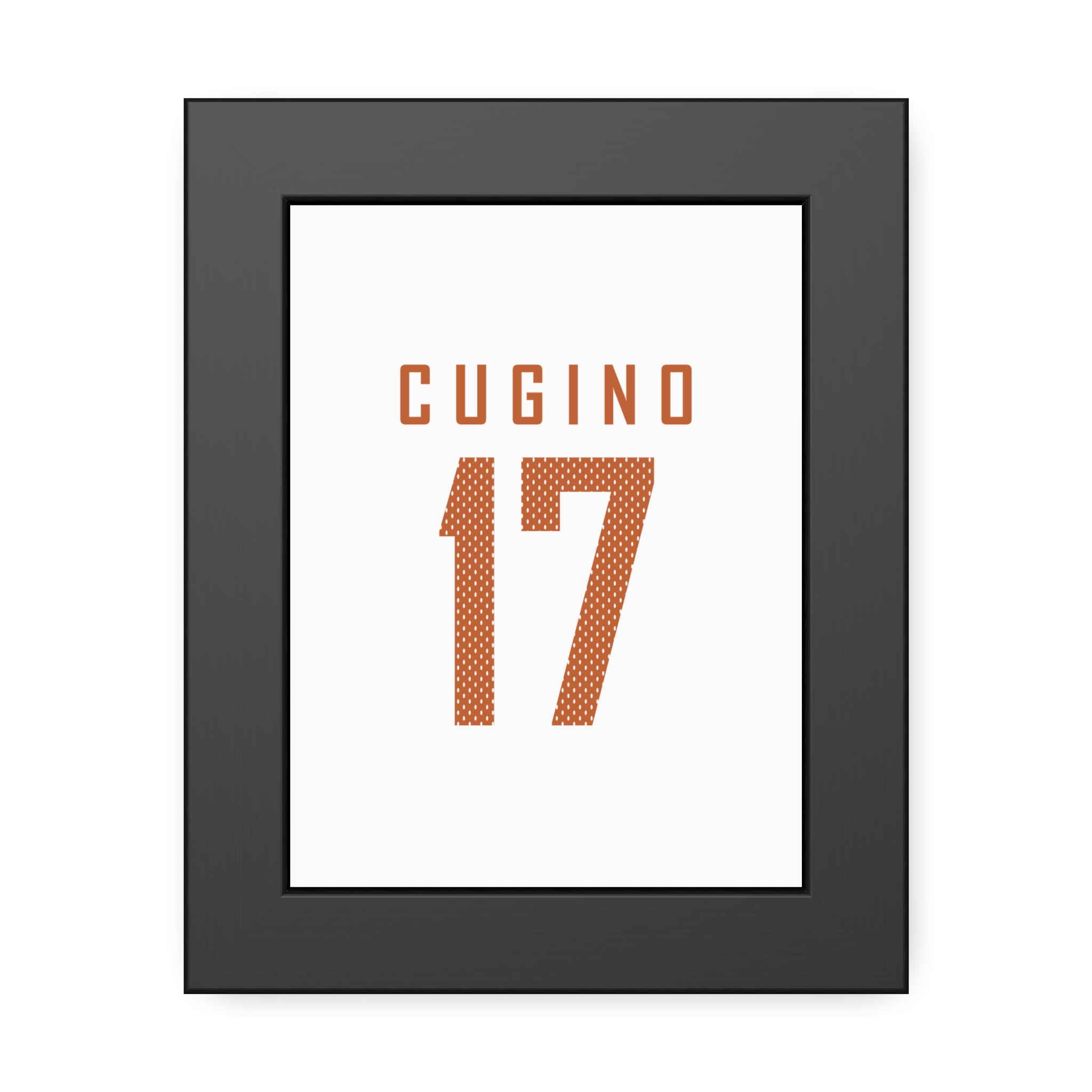 Framed Poster — mesh_shirsey in Black