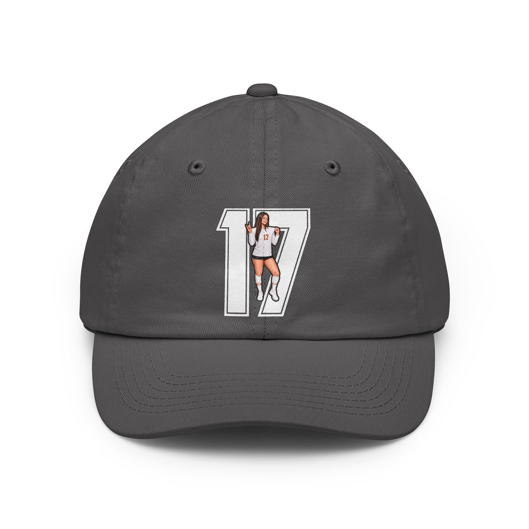 Classic Cap — character_number in Grey