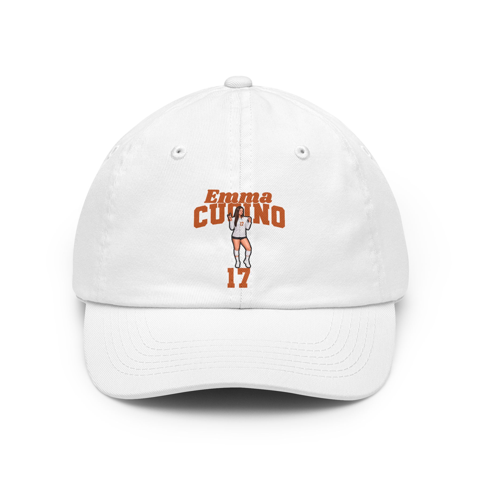 Classic Cap — character_signature_arch in White