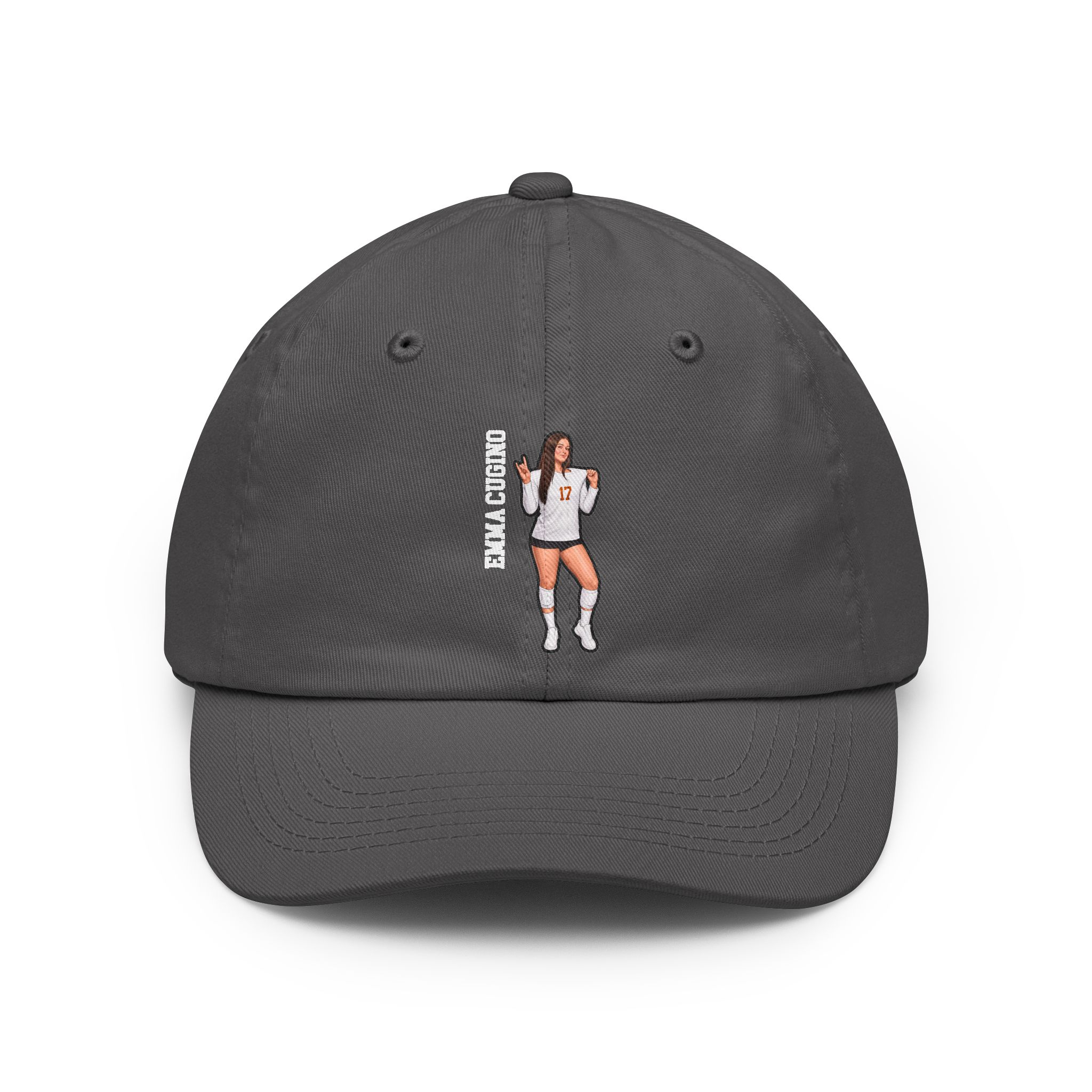 Classic Cap — character_name_vertical in Grey