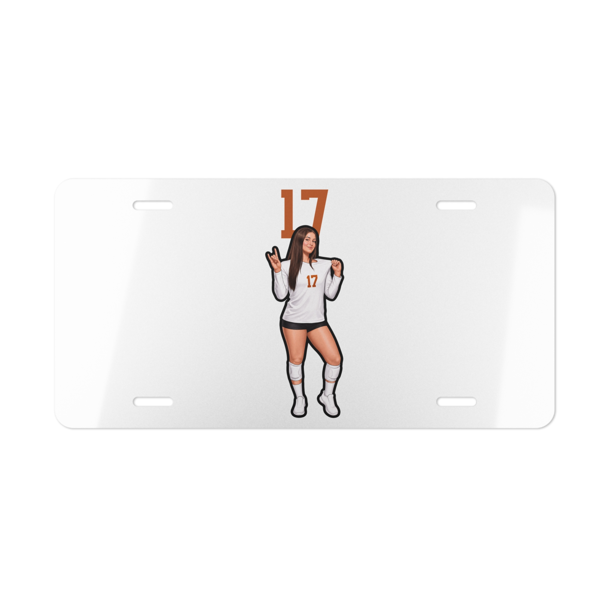 License Plate — character_number_top in Classic