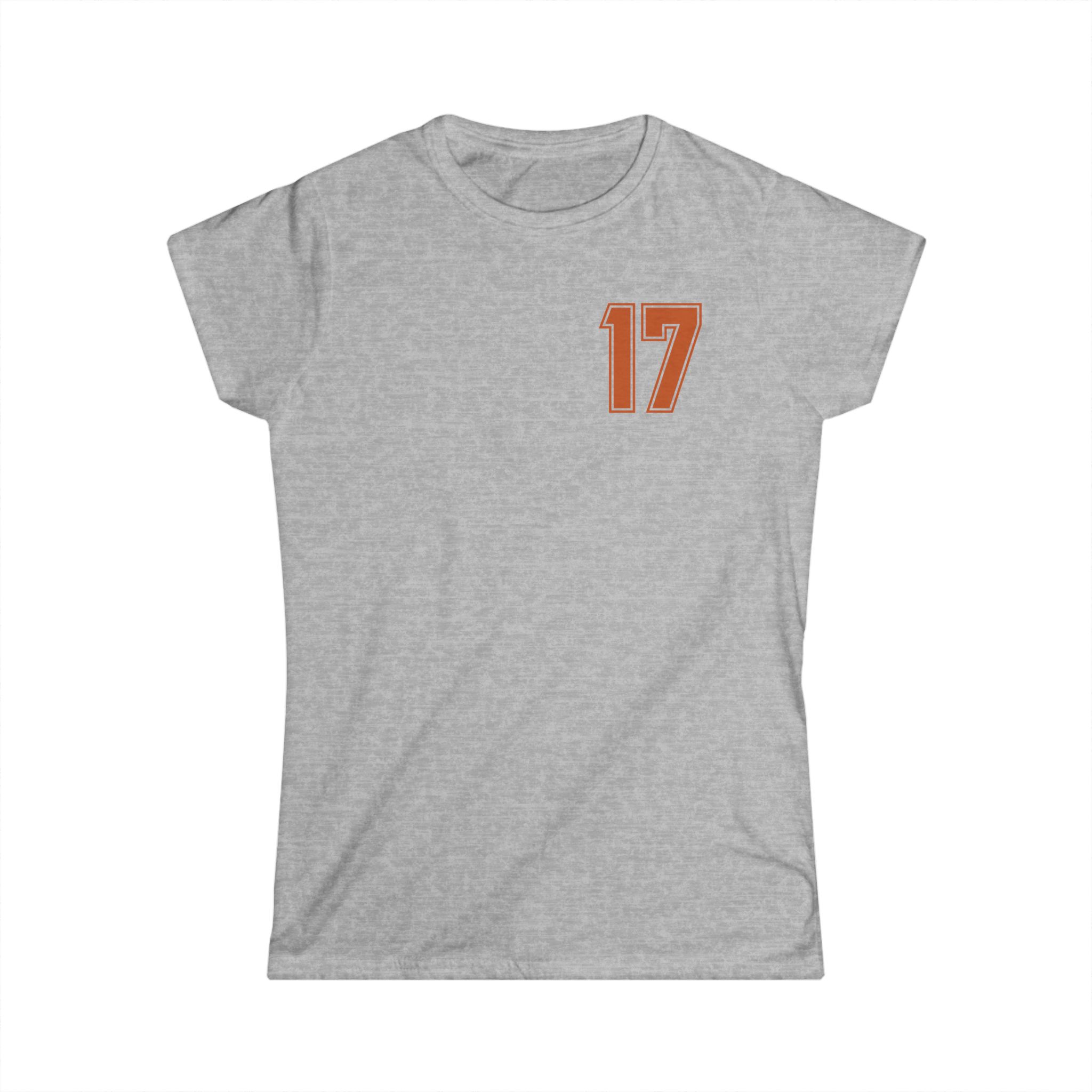 Women's Softstyle Tee — chest_back in Grey