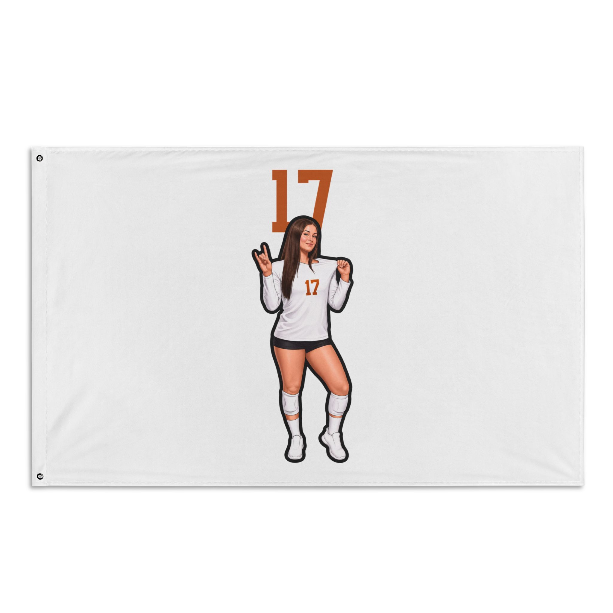 Flag (35 × 56 in) — character_number_top in Classic
