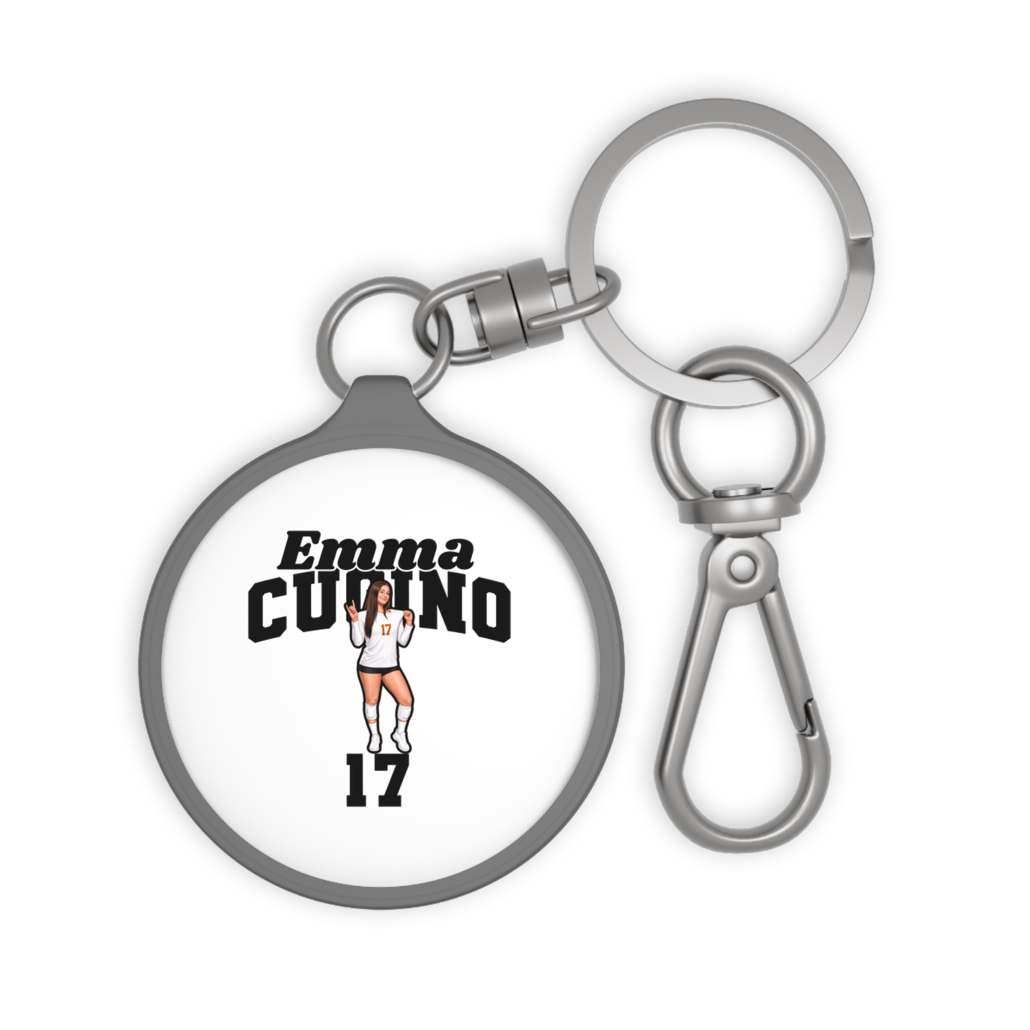 Keychain — character_signature_arch in Grey