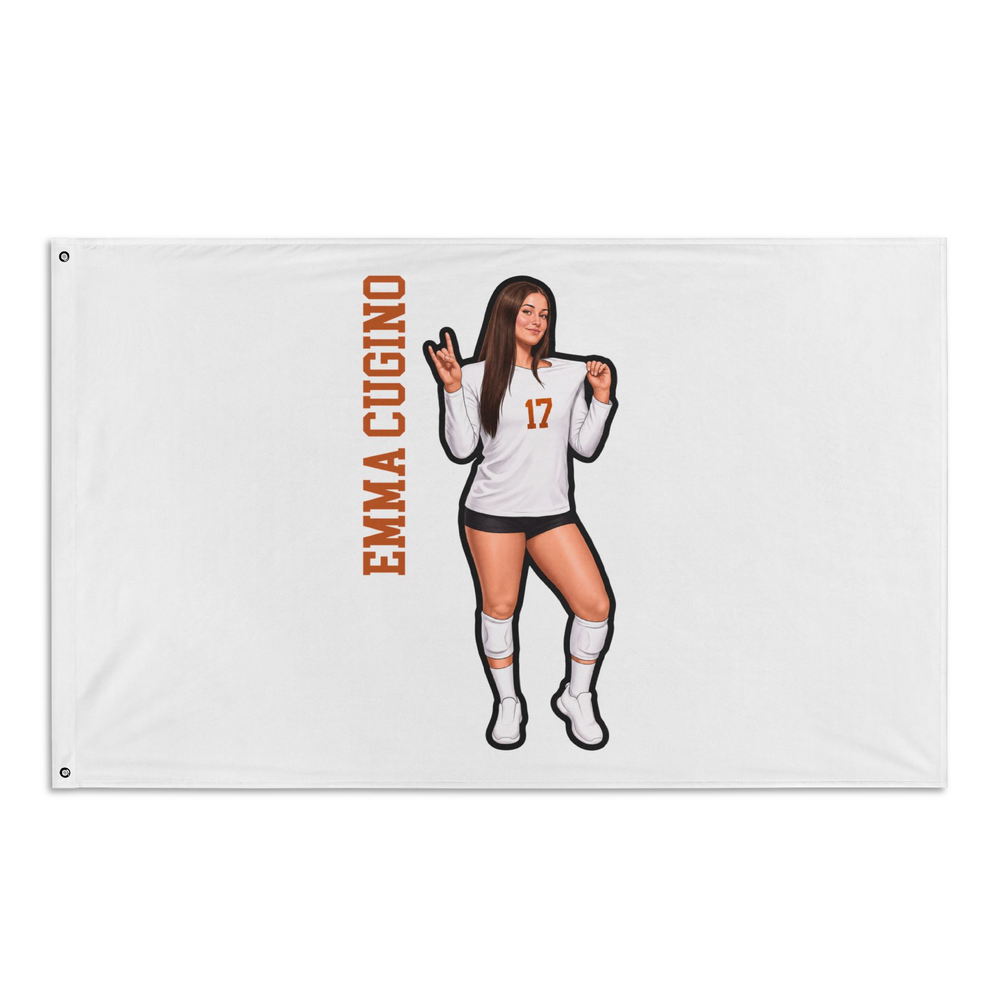 Flag (35 × 56 in) — character_name_vertical in Classic