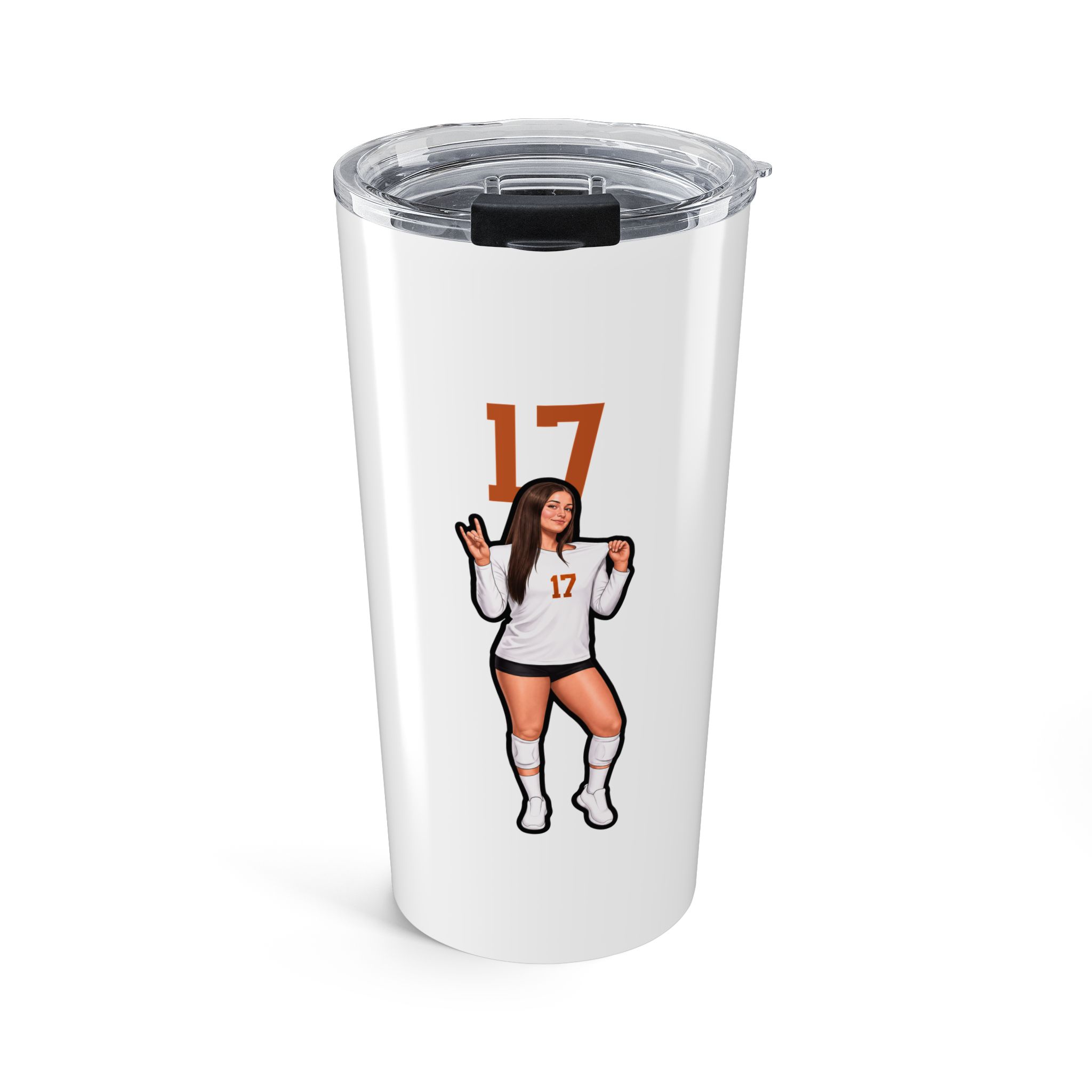 20oz Tumbler — character_number_top in Classic