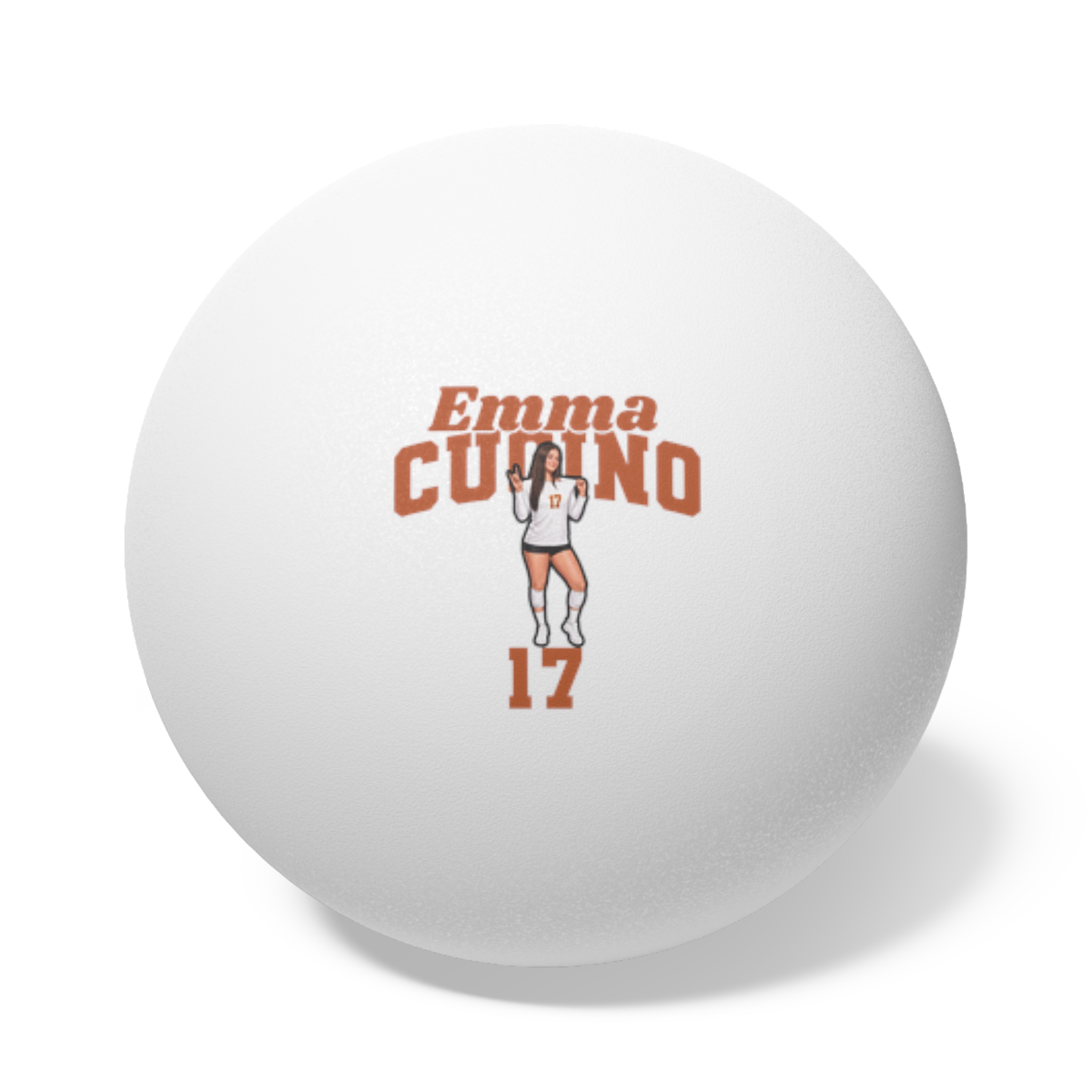 Ping Pong Balls, 6 pcs — character_signature_arch in White