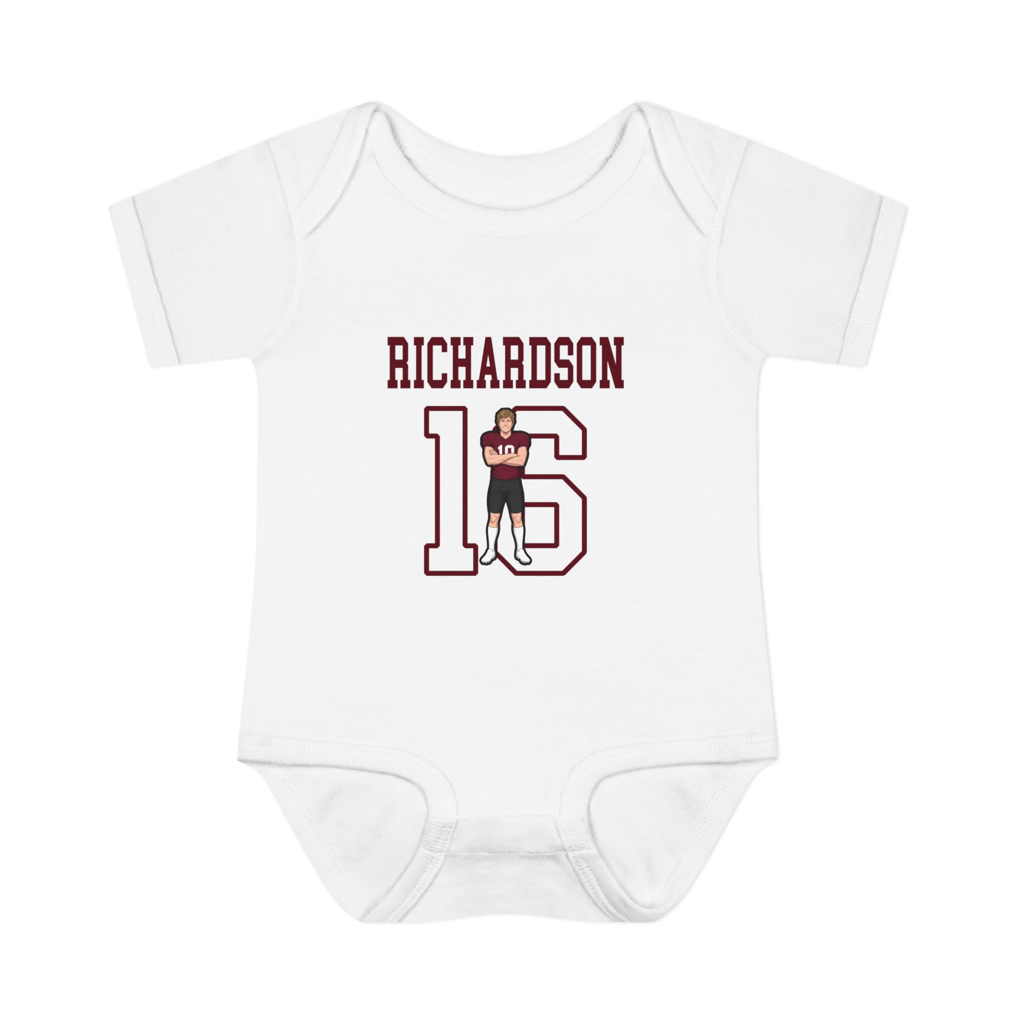 Baby Onesie — character_shirsey in White