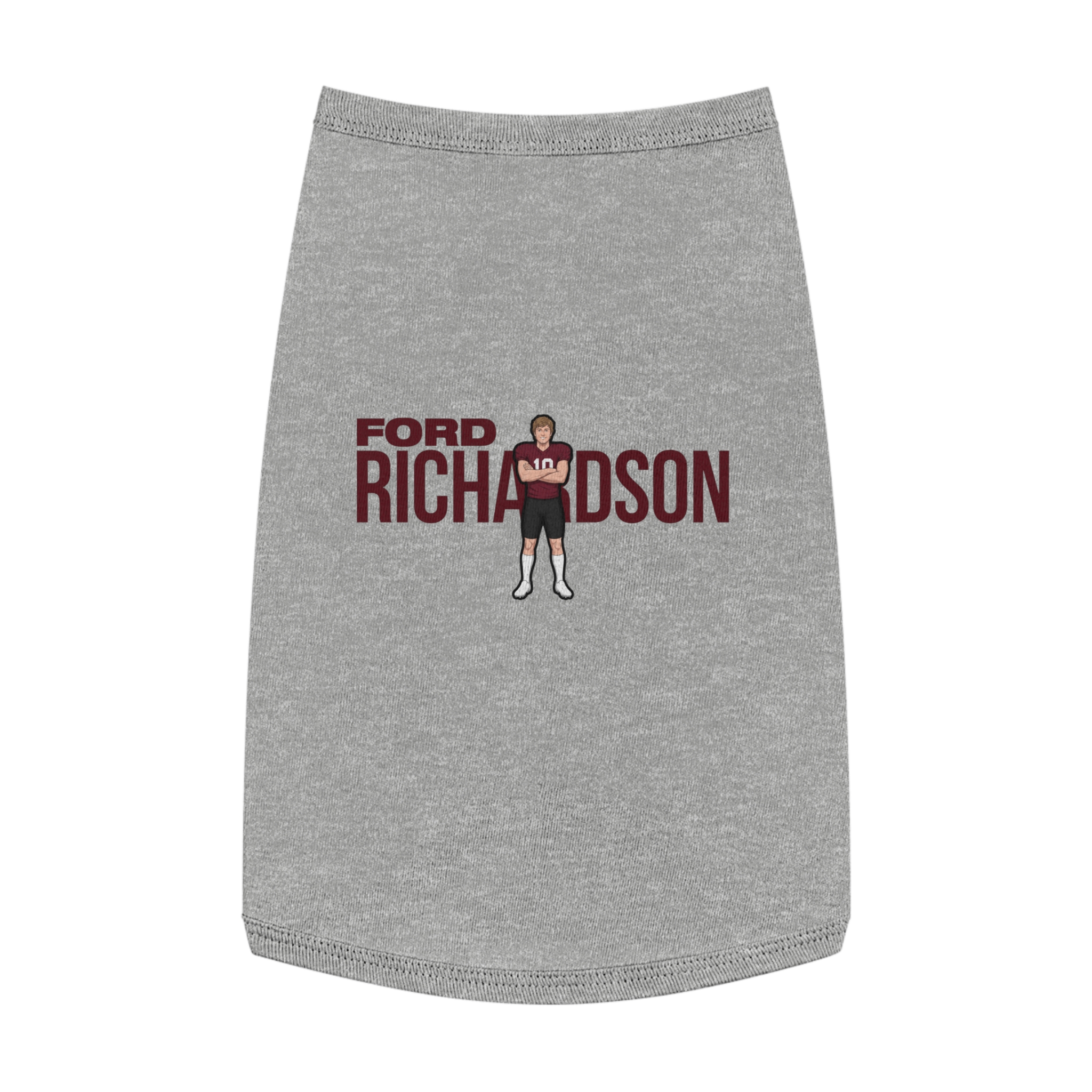 Pet Tank Top — character_player_name in White