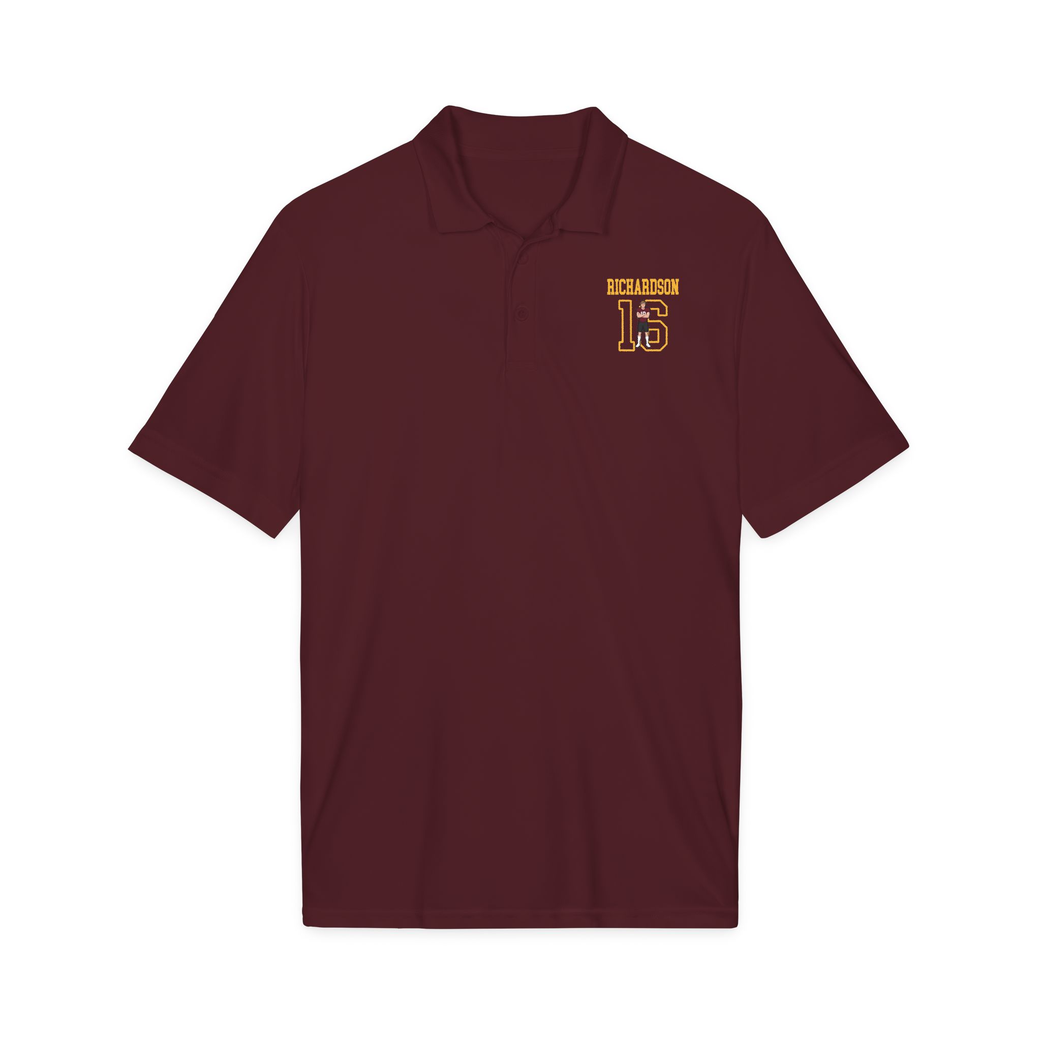 Polo — character_shirsey in Maroon