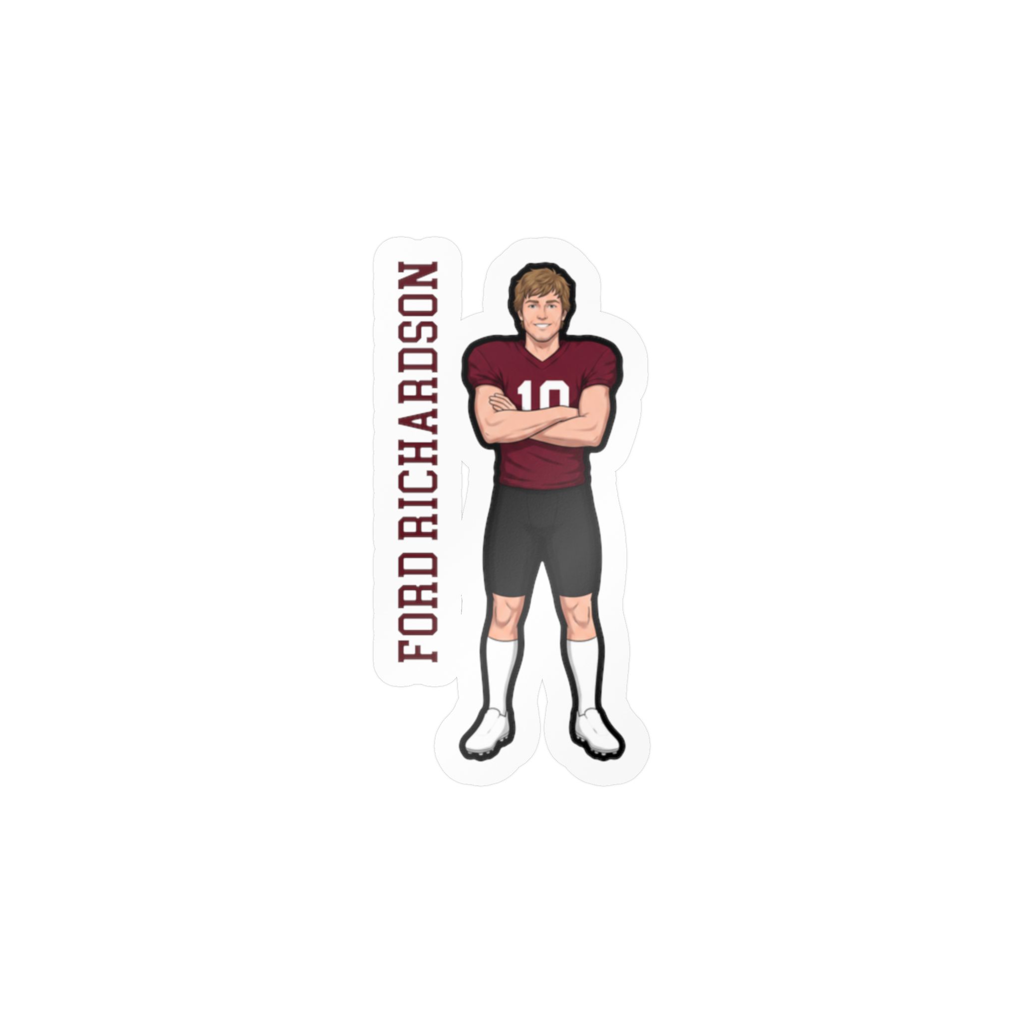 Vinyl Sticker — character_name_vertical in Classic