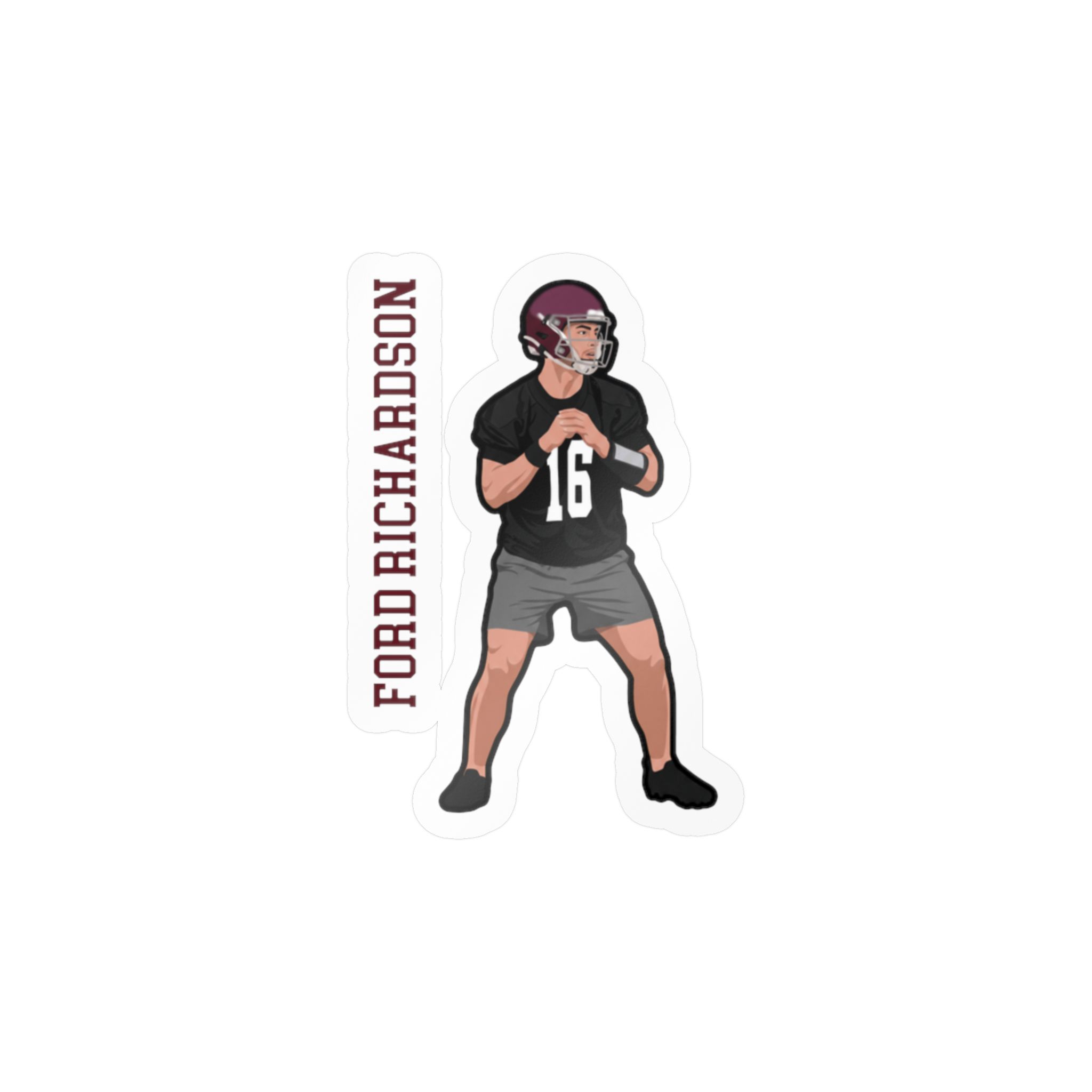 Vinyl Sticker — character_name_vertical in Classic