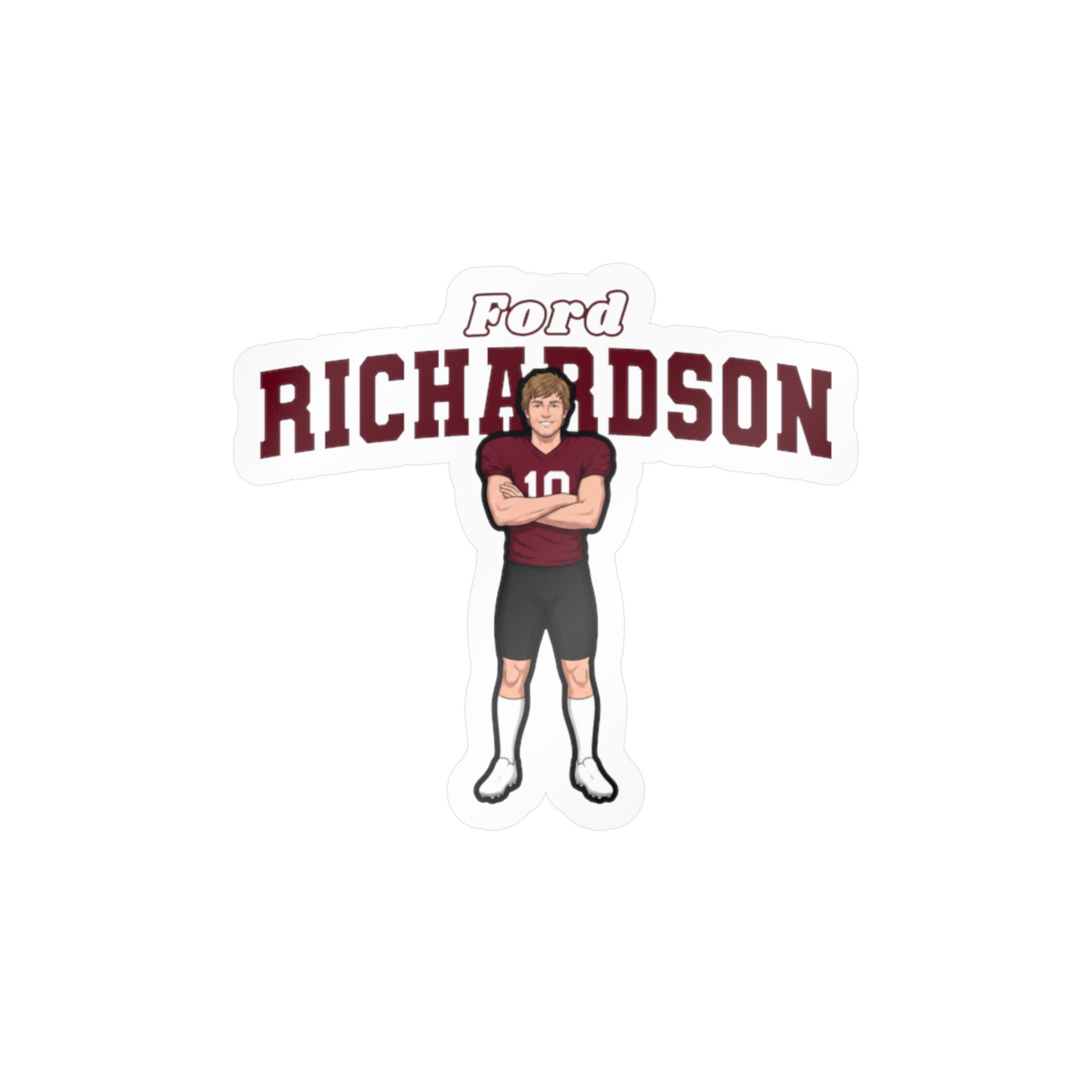 Vinyl Sticker — character_name_arch in Classic
