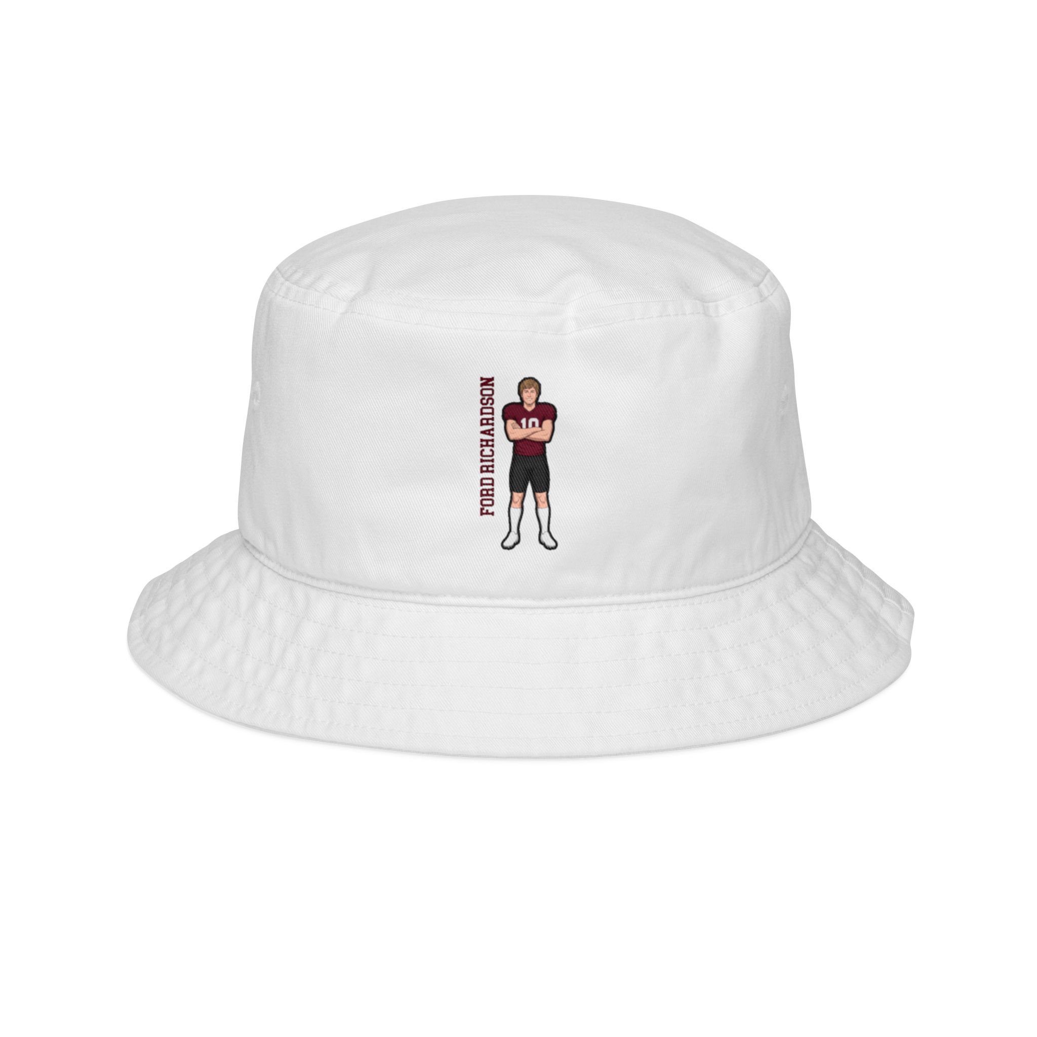 Bucket Hat — character_name_vertical in White