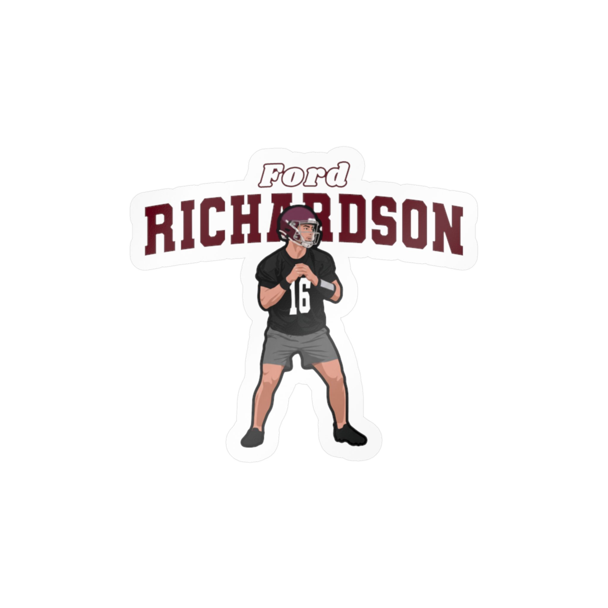 Vinyl Sticker — character_name_arch in Classic
