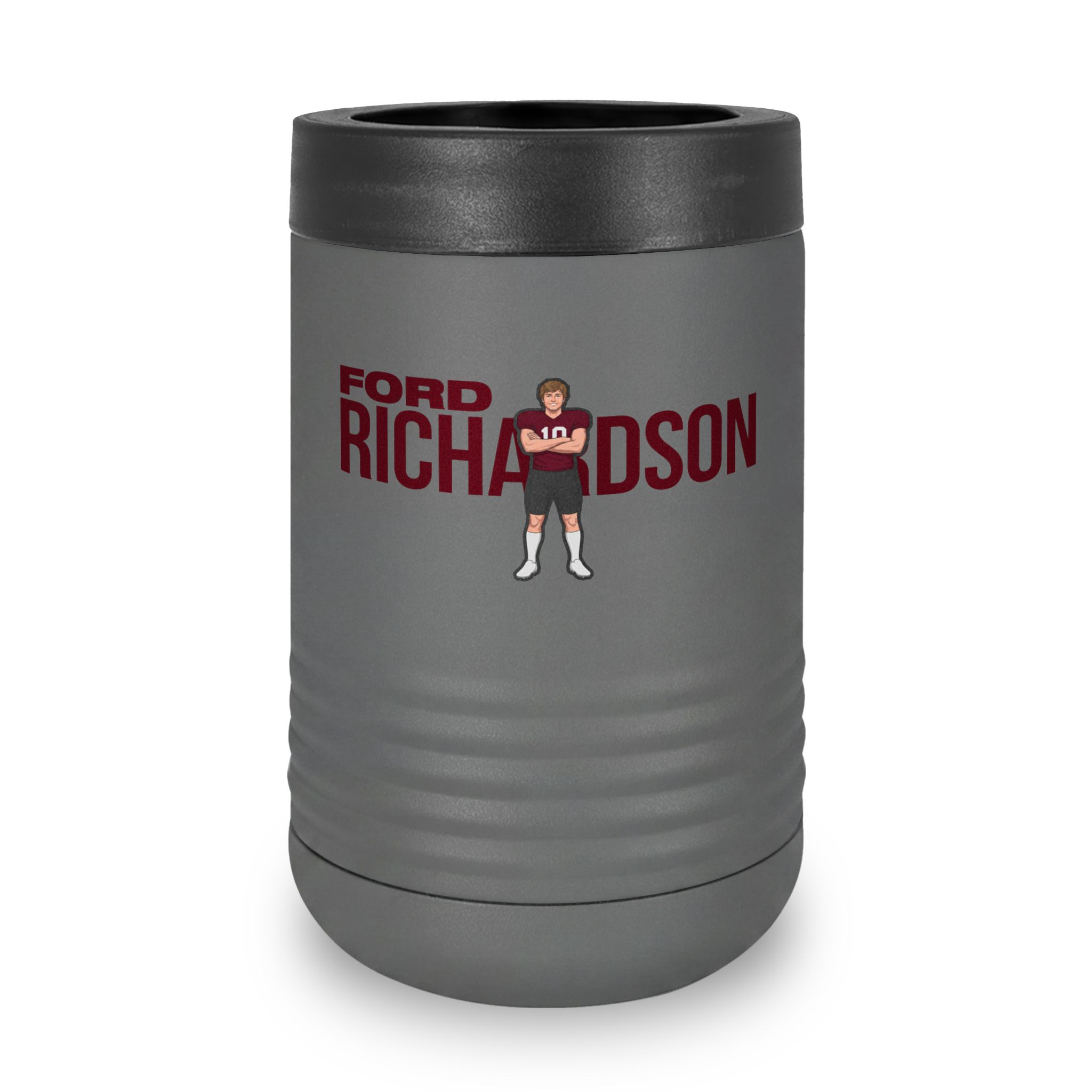 Stainless Can Cooler — character_player_name in Grey