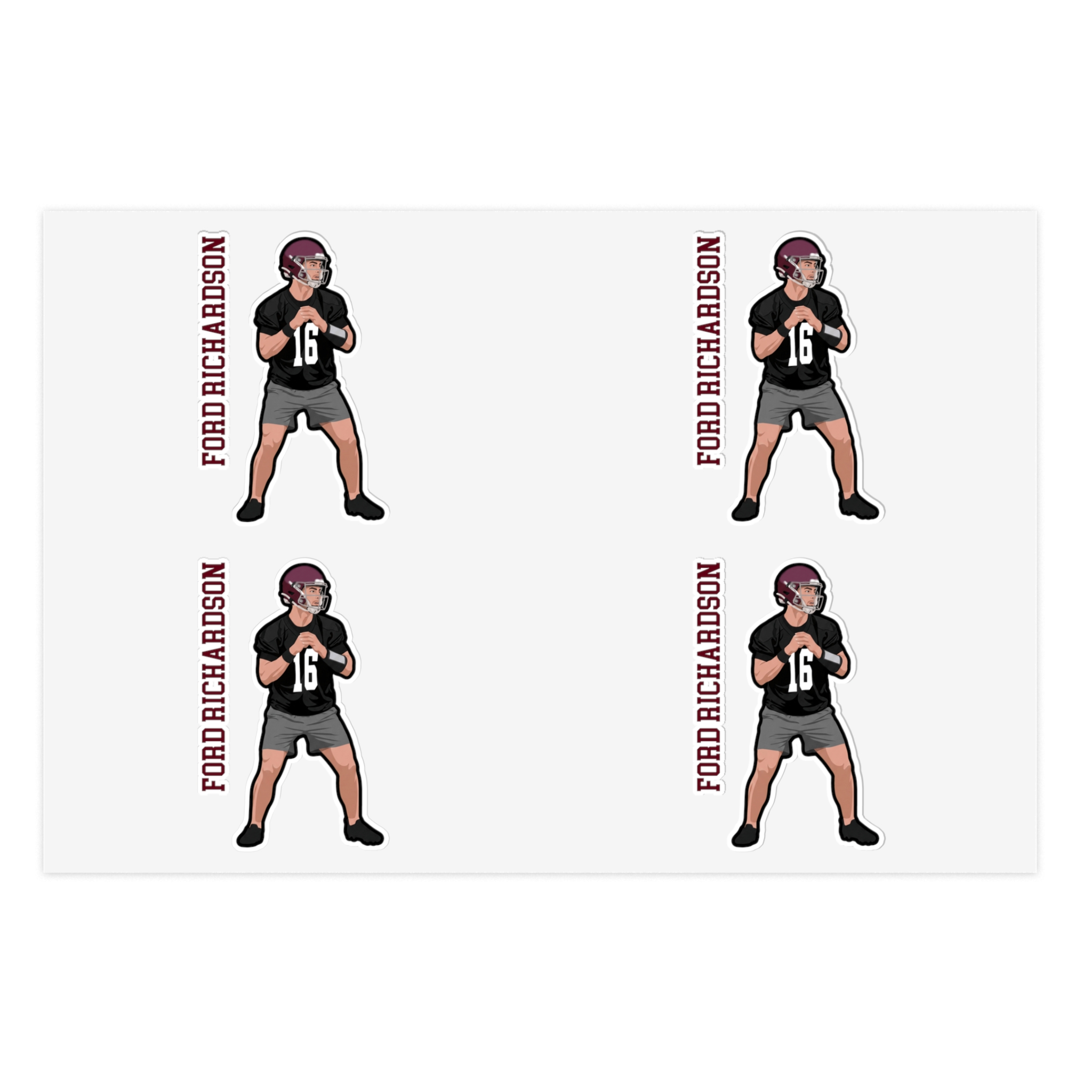 Sticker Sheet — character_name_vertical in Classic