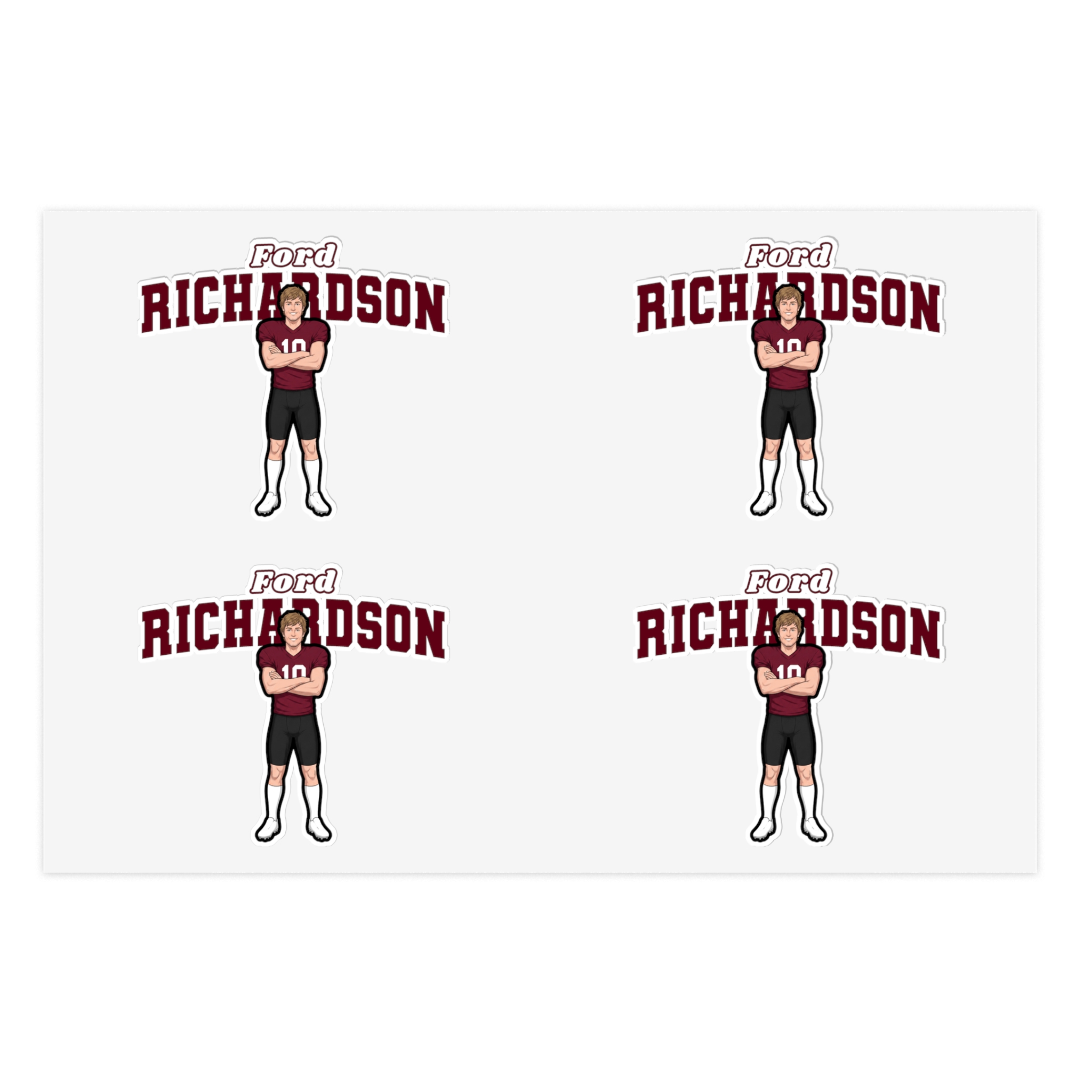 Sticker Sheet — character_name_arch in Classic