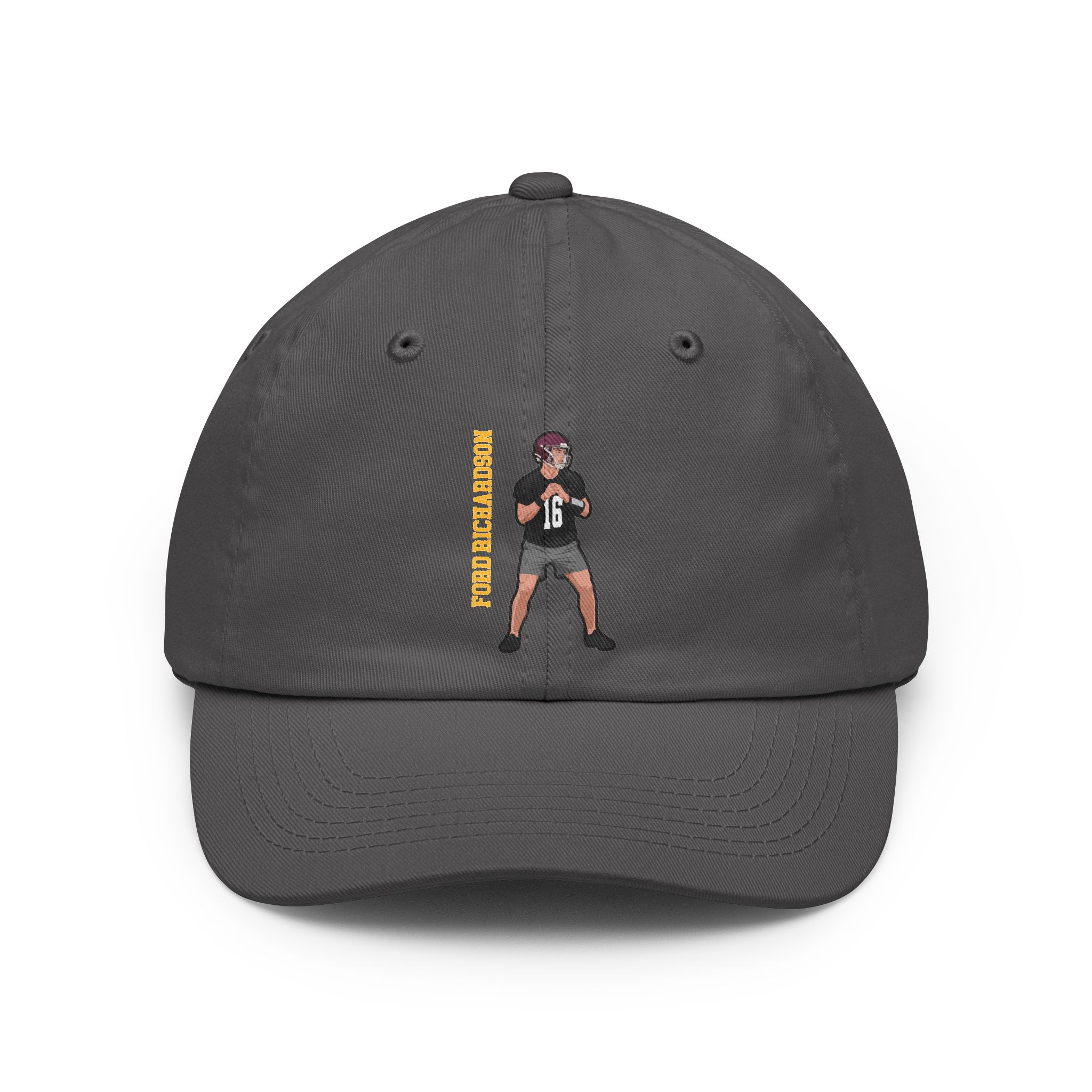 Classic Cap — character_name_vertical in Grey