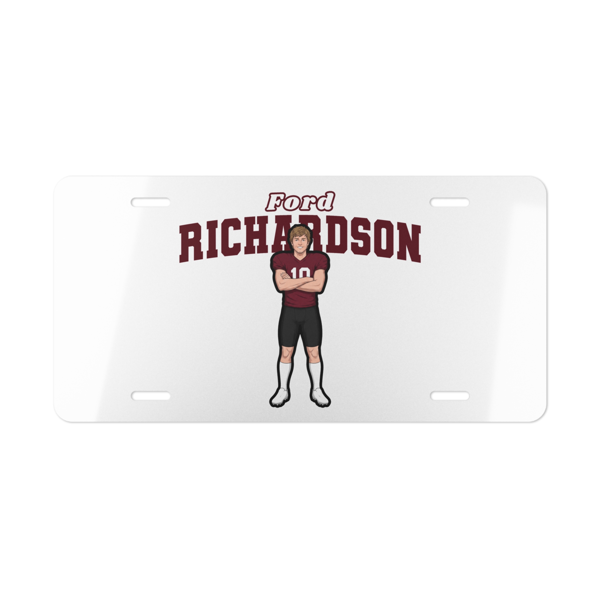 License Plate — character_name_arch in Classic