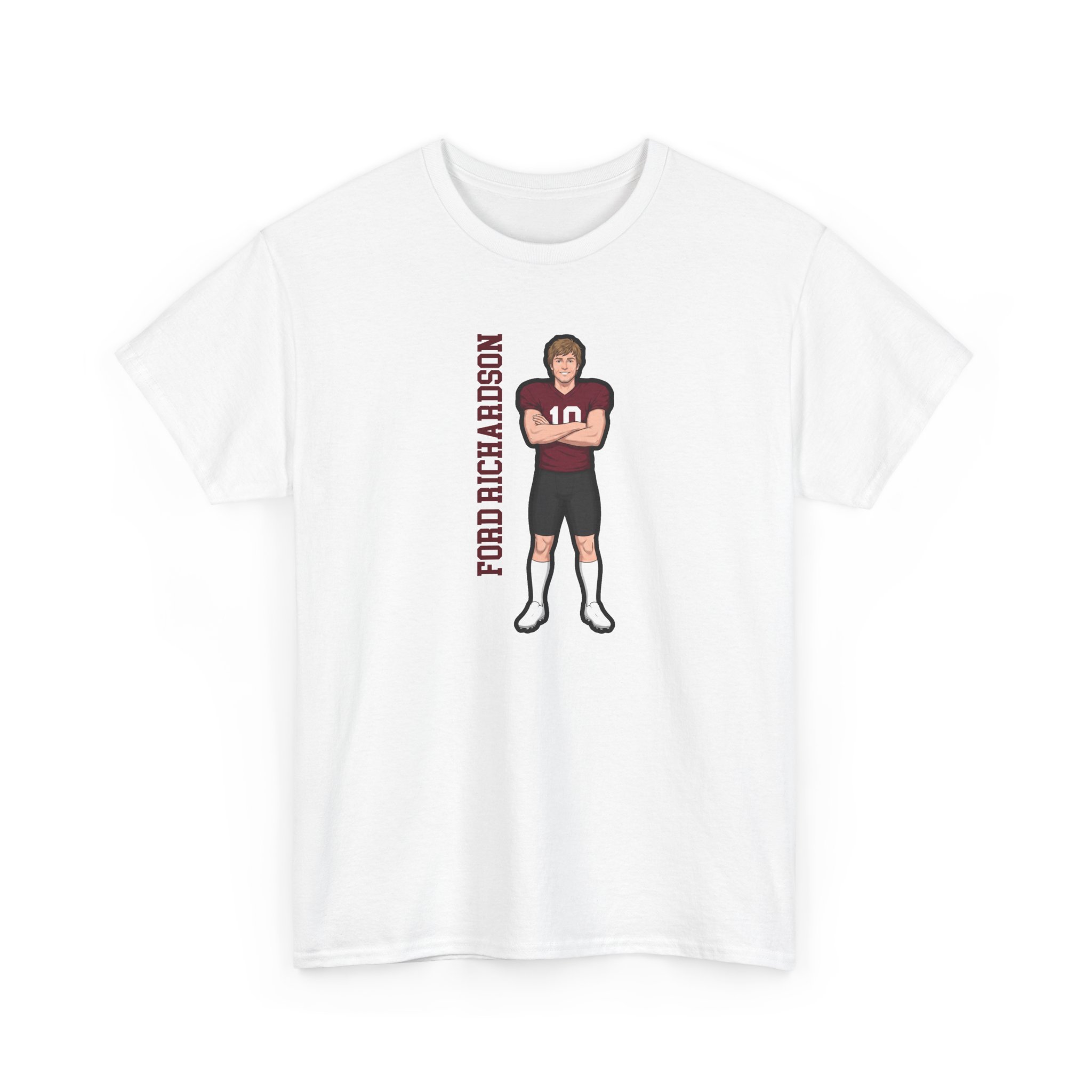 Tee — character_name_vertical in White