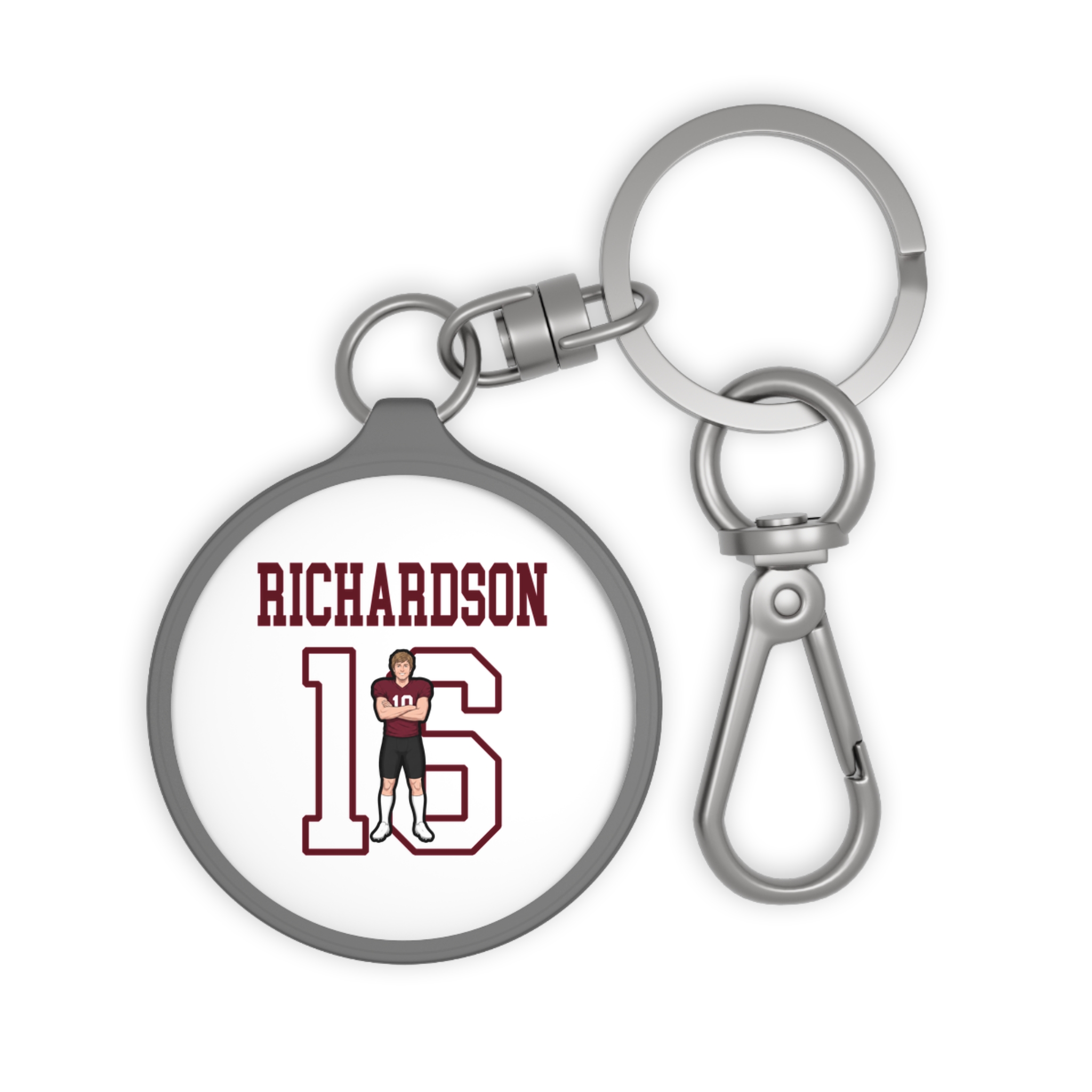 Keychain — character_shirsey in Grey