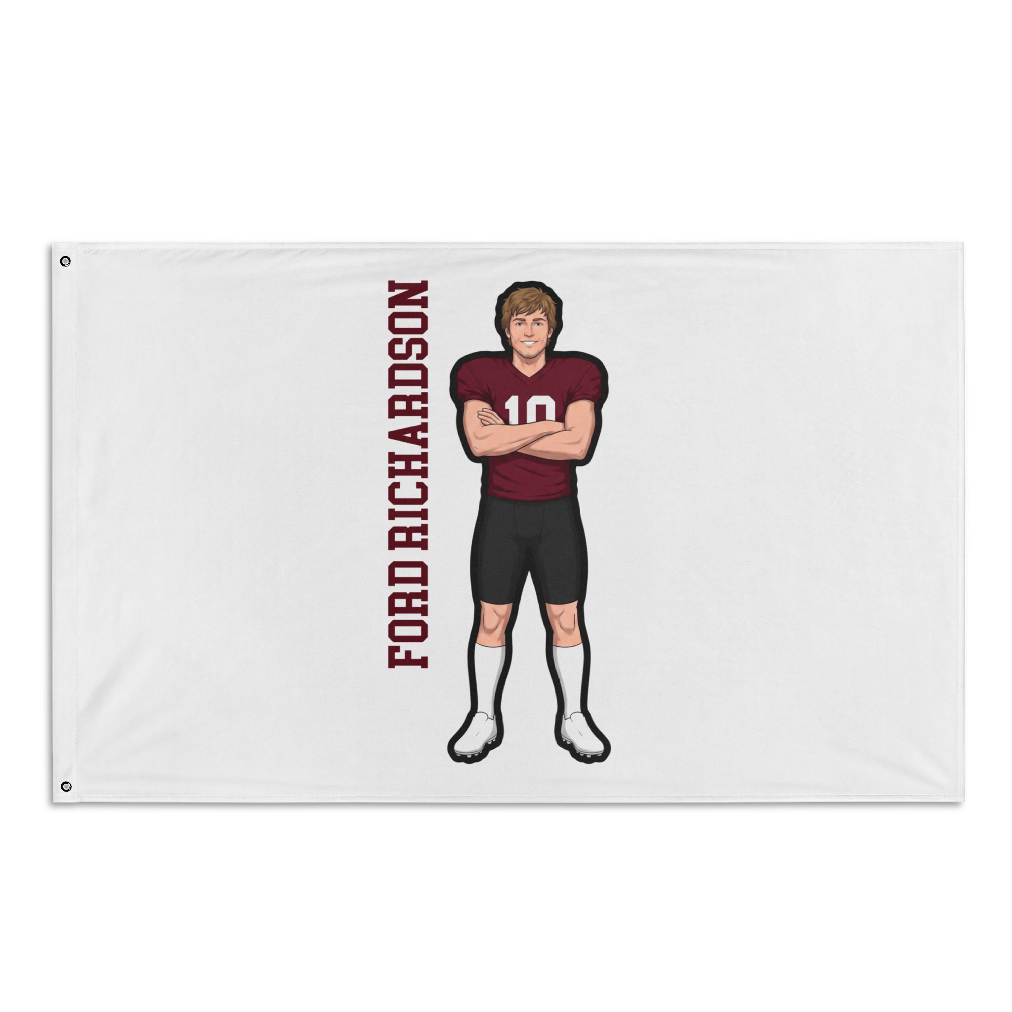 Flag (35 × 56 in) — character_name_vertical in Classic