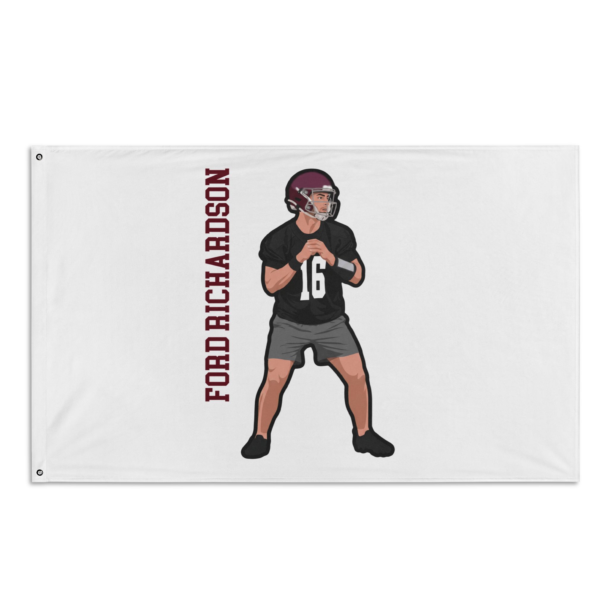 Flag (35 × 56 in) — character_name_vertical in Classic